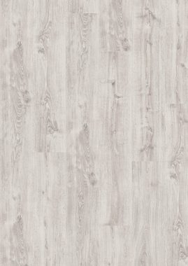 EGGER Korklaminat »Comfort EHC016 Westcliff Eiche«, Korkboden in Holzoptik, Bodenbelag: warm & leise, Packung, 8mm, 2,542m² - nachhaltiger Fußboden - hellgrau