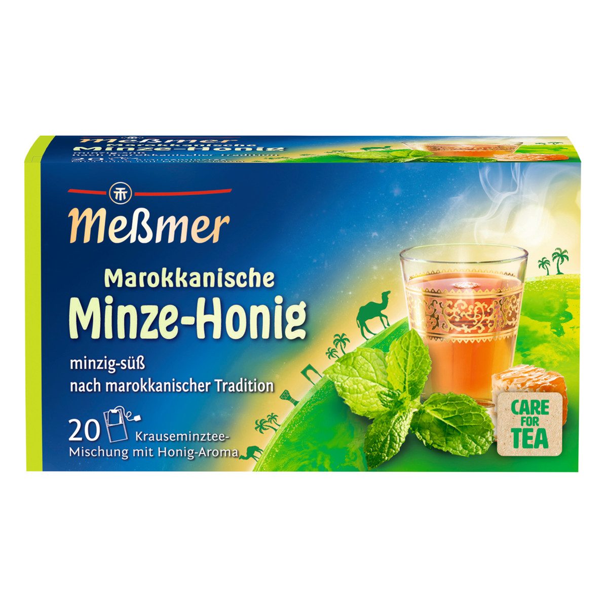 Meßmer Tee, Meßmer Marokkanische Minze Honig erfrischend 20 Doppelkammerbeutel 50g
