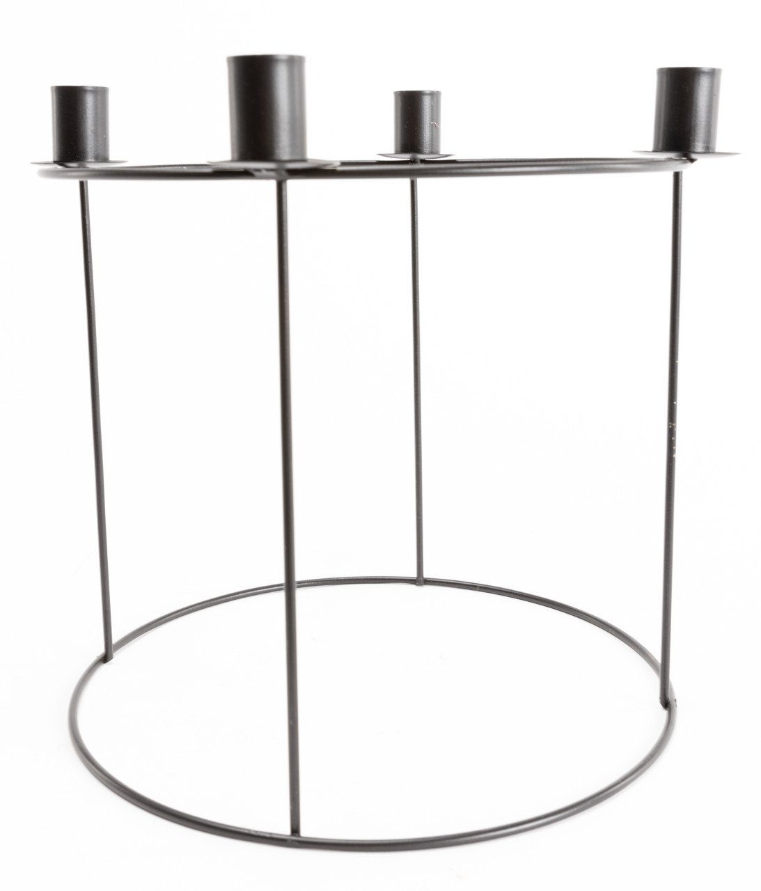 Trend Line Adventskranz TrendLine Adventskranz Metall Ø 29 x 25 cm schwarz