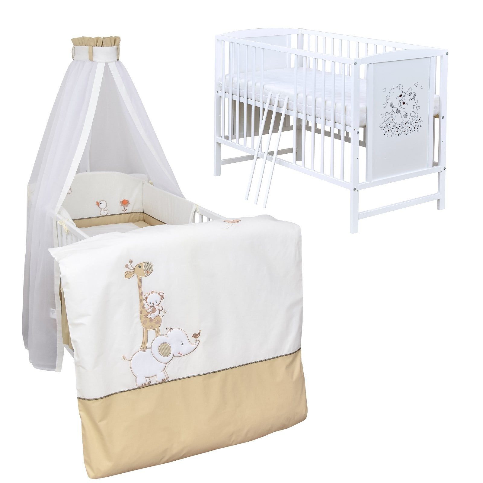 Baby-Delux Komplettbett Babybett Mia Komplettset, 10-tlg., günstig online kaufen