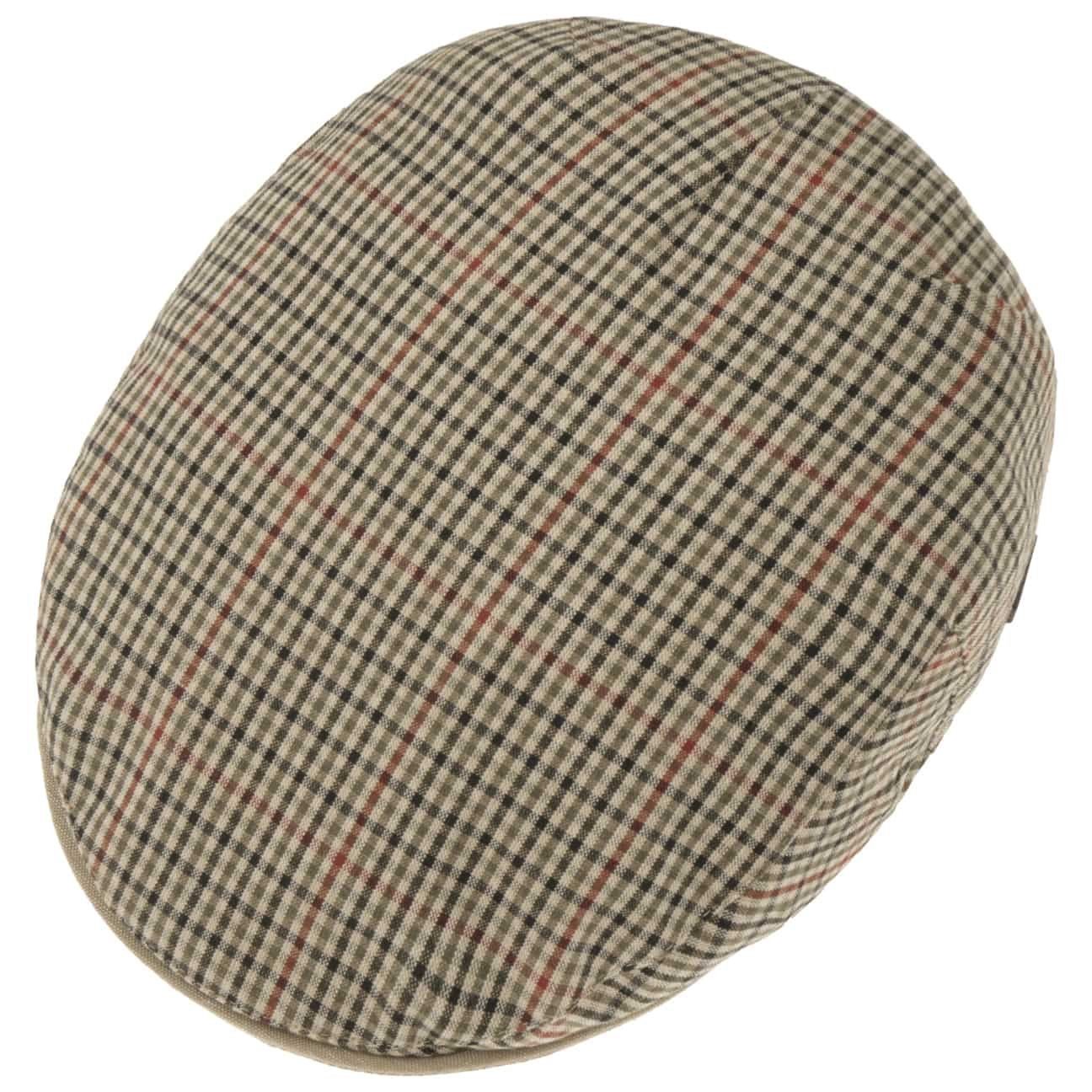 (1-St) mit beige-grün Baumwollcap Italy Made Lipodo Cap Schirm, in Flat