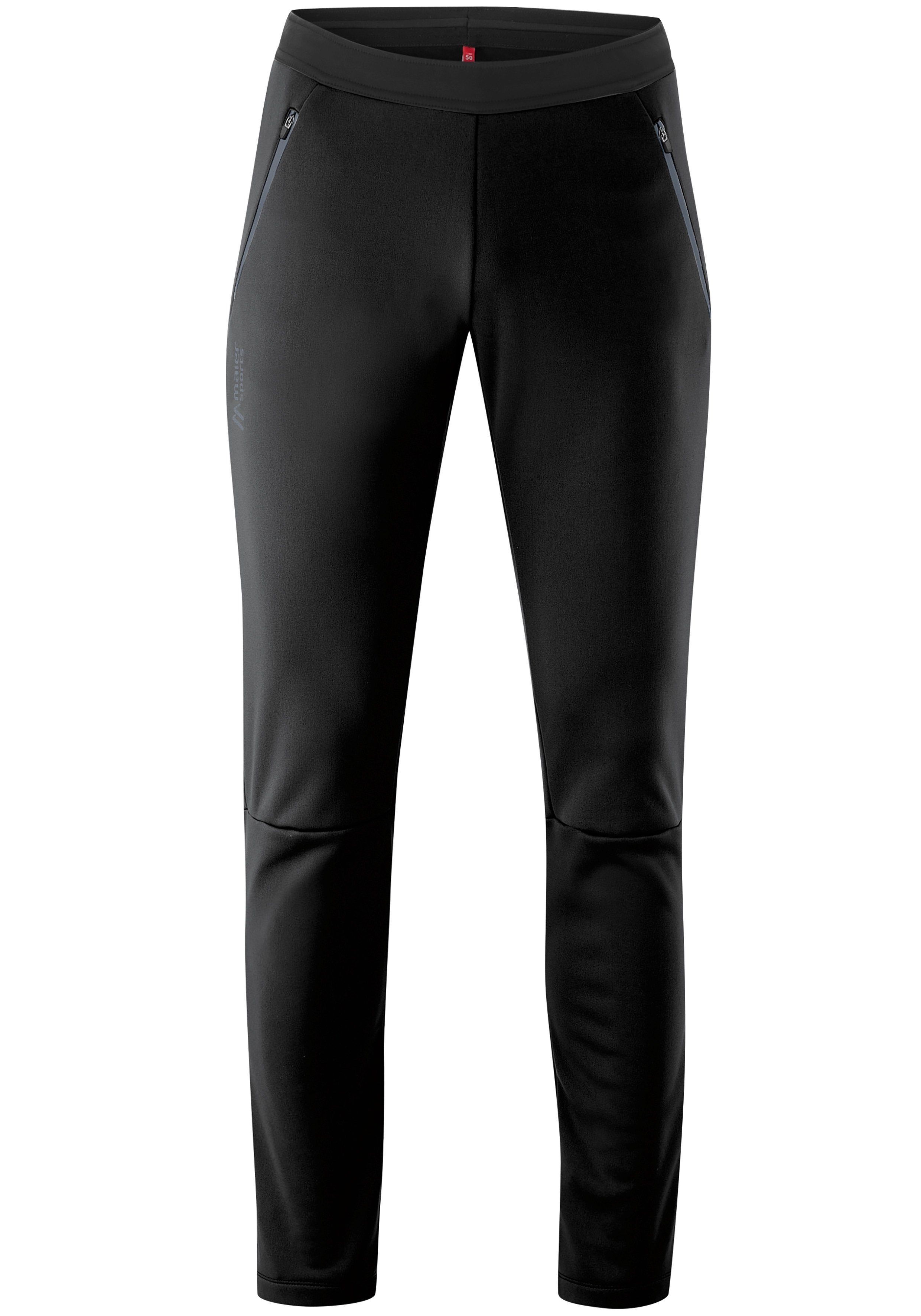 Aktuelle Modeinformationen Sports Malselv Schnitt Softshell-Hose Slim-Fit Pants Maier komfortable modernen dunkelgrau in M Softshellhose