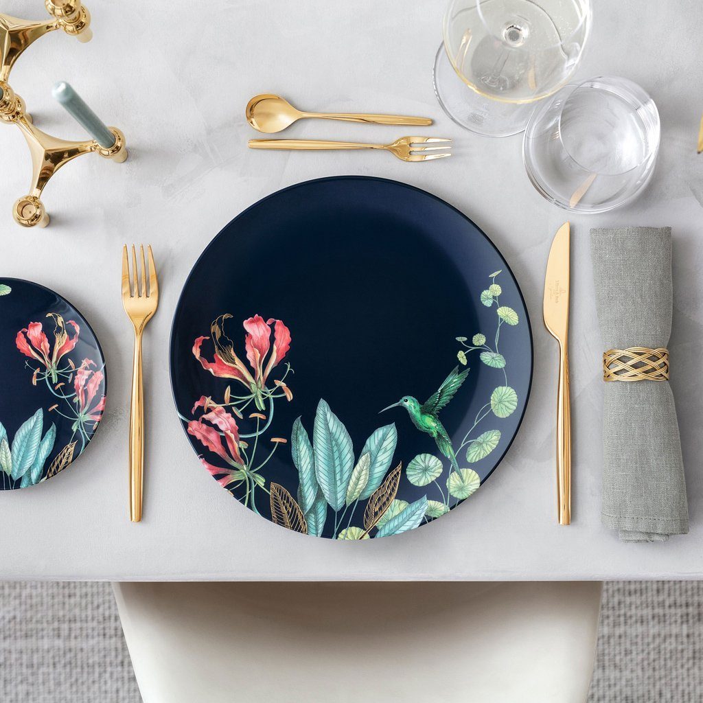 Villeroy & Boch Signature Speiseteller Avarua Speiseteller, (1 St), Premium Bone Porcelain, spülmaschinenfest, Made in Germany
