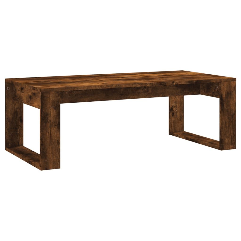 furnicato Couchtisch Räuchereiche 102x50x35 cm Holzwerkstoff günstig online kaufen