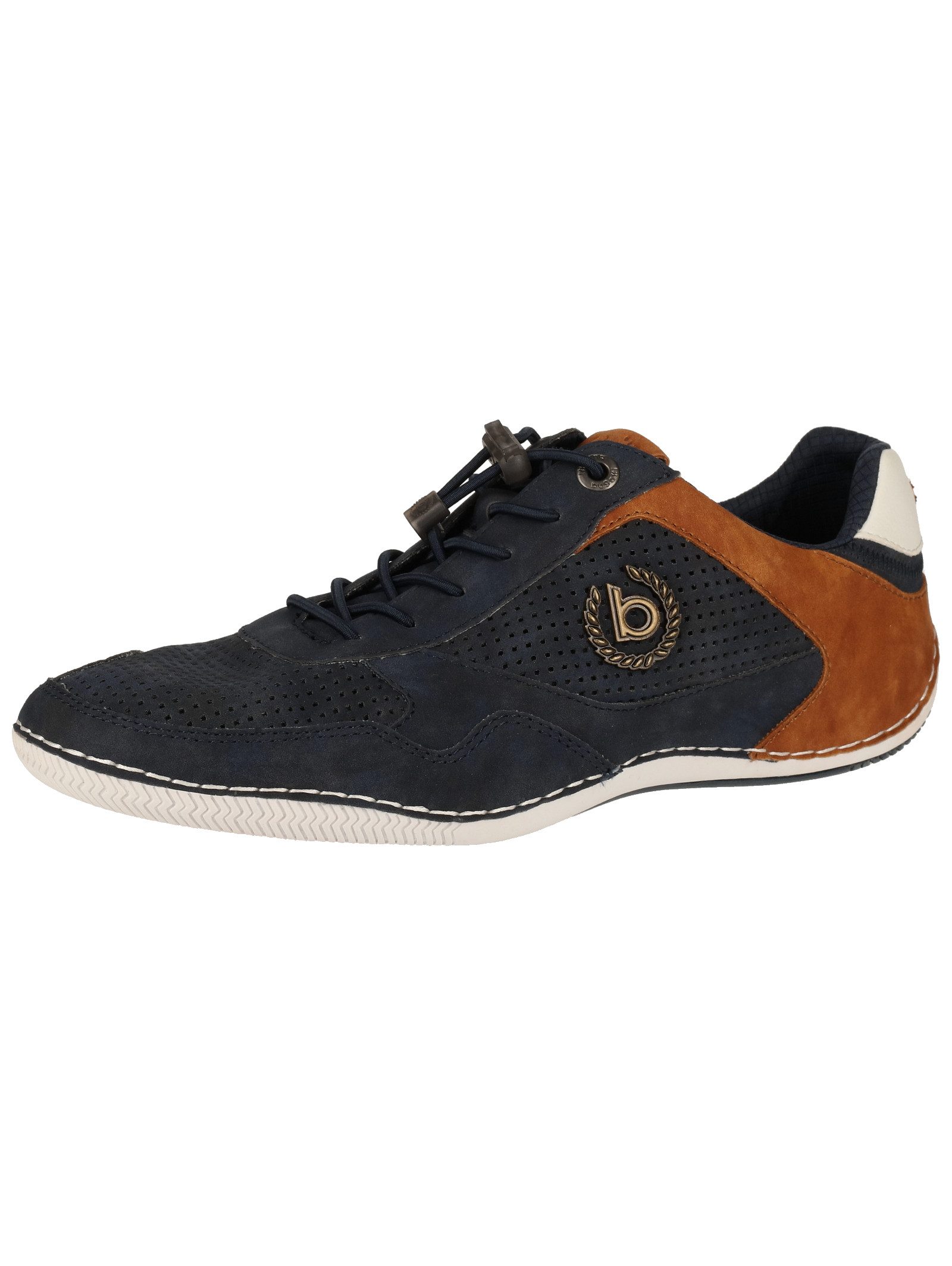 bugatti Sneaker Leder Schnürschuh