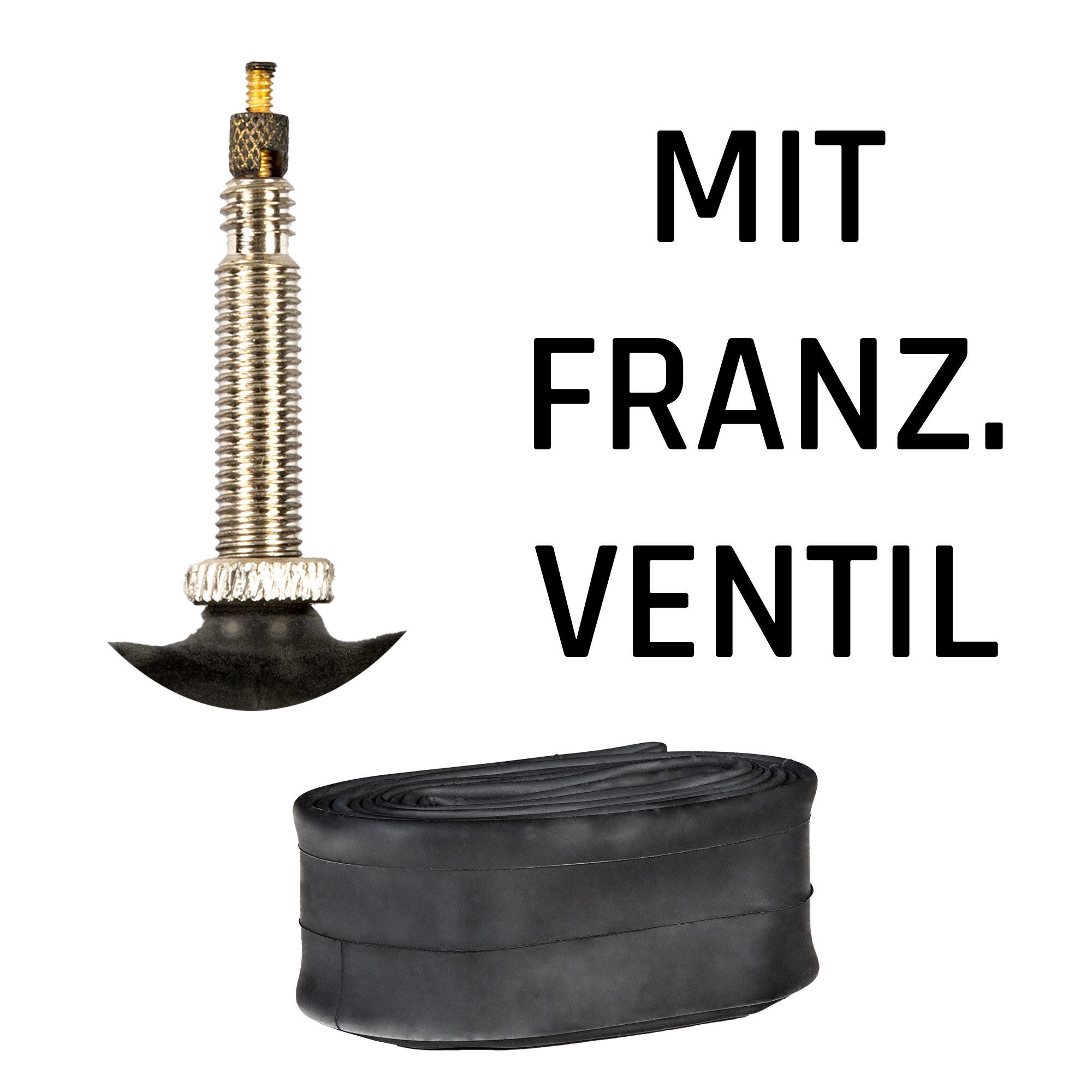 CONTINENTAL Fahrradschlauch Conti Tube MTB, 28/29 Zoll, (Einzelpack, 1-St), Fahrradschlauch 10 - 29 Zoll Auto Schrader Französisches Ventil