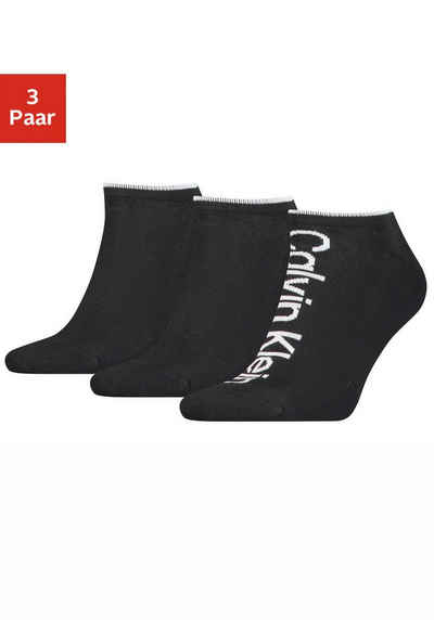 Calvin Klein Sneakersocken (3-Paar) mit Mittelfußgummi