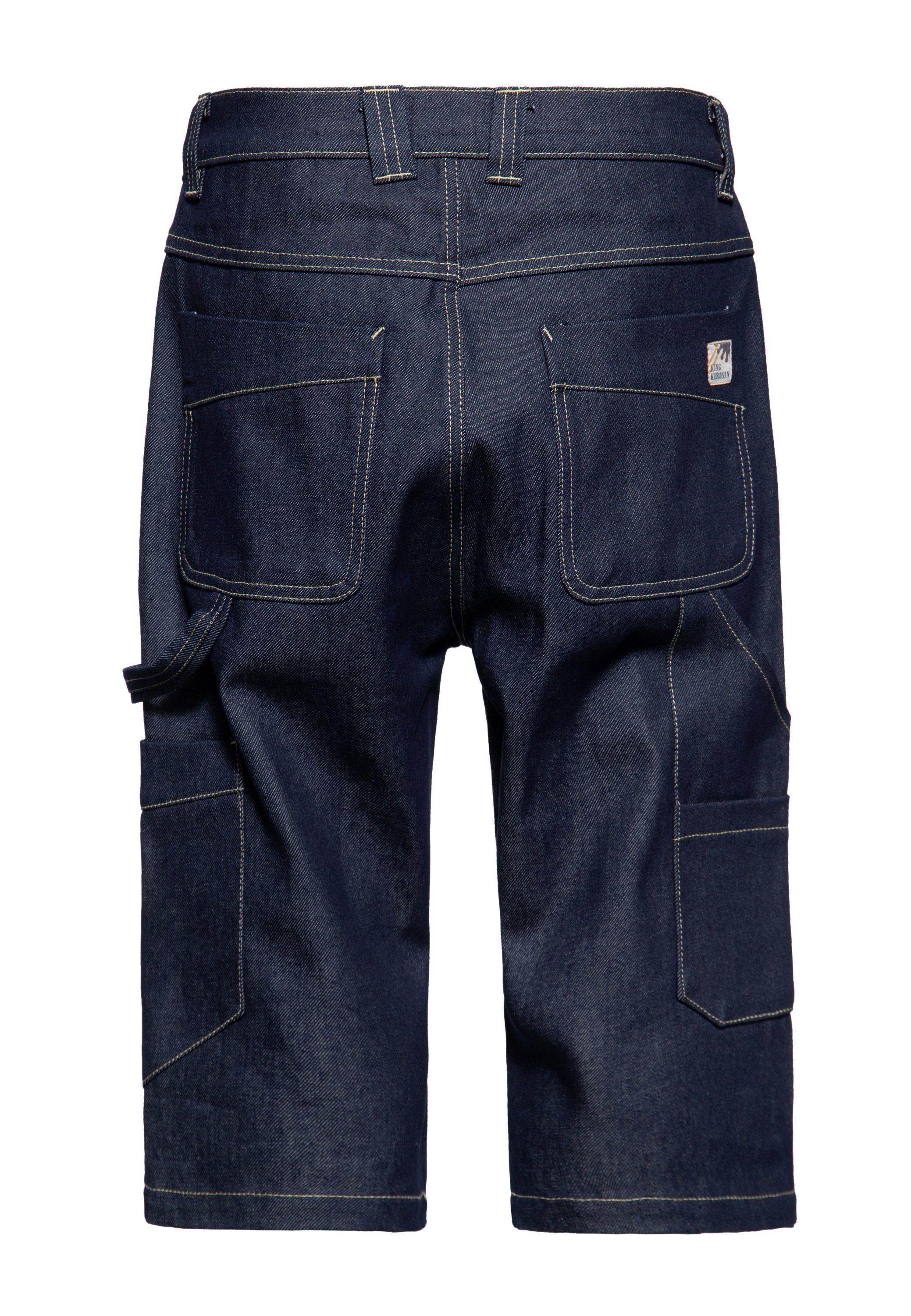 KingKerosin Jeansshorts aus robustem Denim günstig online kaufen