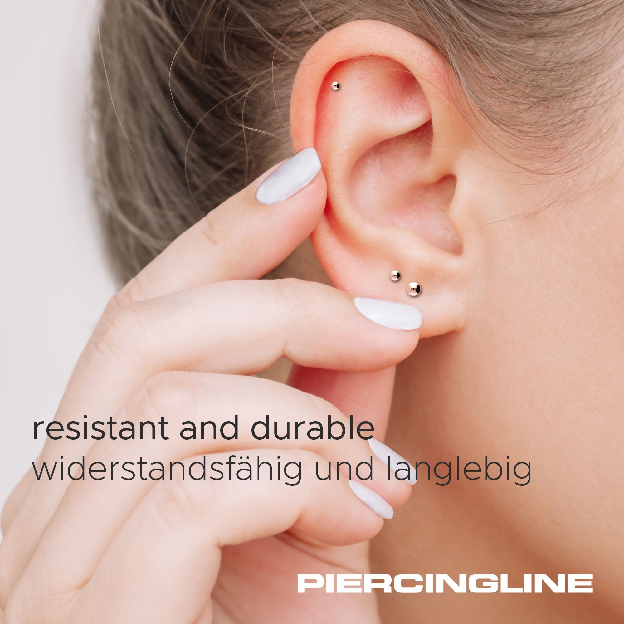FILANGO Paar Ohrstecker Titan Ohrstecker KUGEL (Ohrstecker, 1-tlg) – Bild 4 von 5