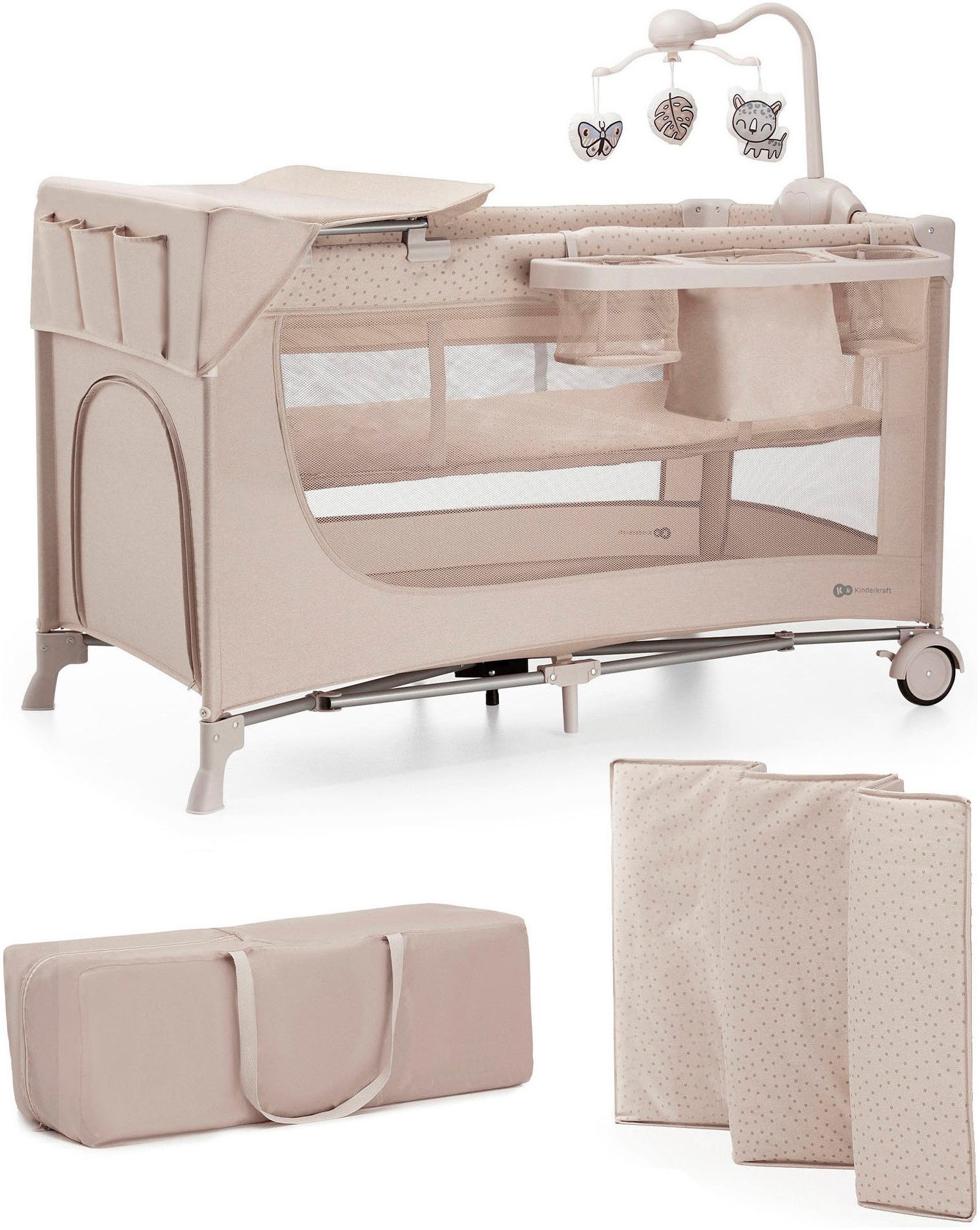 Kinderkraft Baby-Reisebett JOY 2 mit Zubehör günstig online kaufen