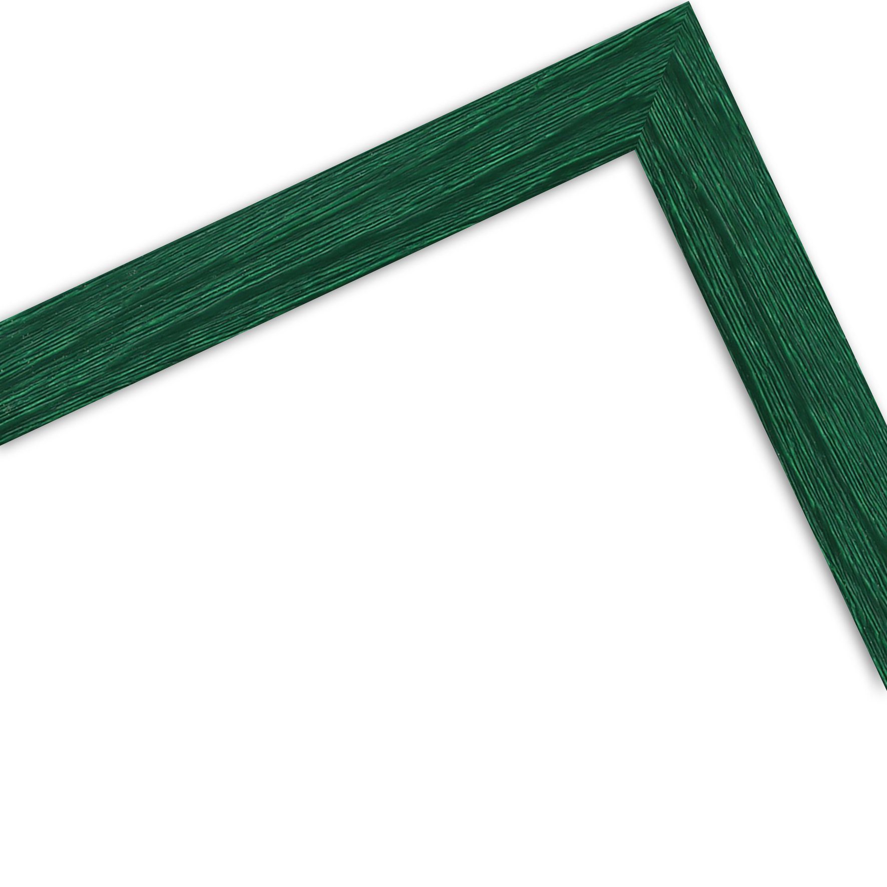Bilderrahmen Dunkelgrün, WANDStyle Massivholz im aus Modern H300, Stil