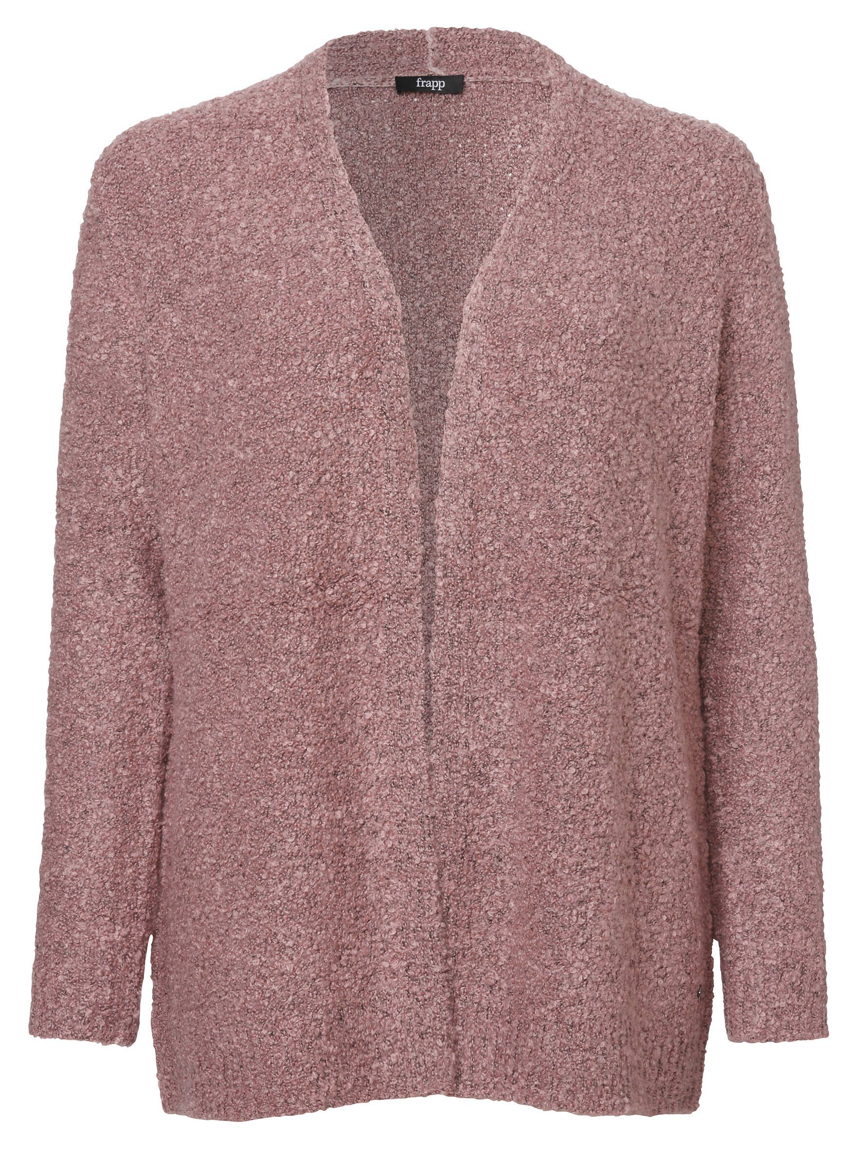 FRAPP Strickjacke mit V-Ausschnitt