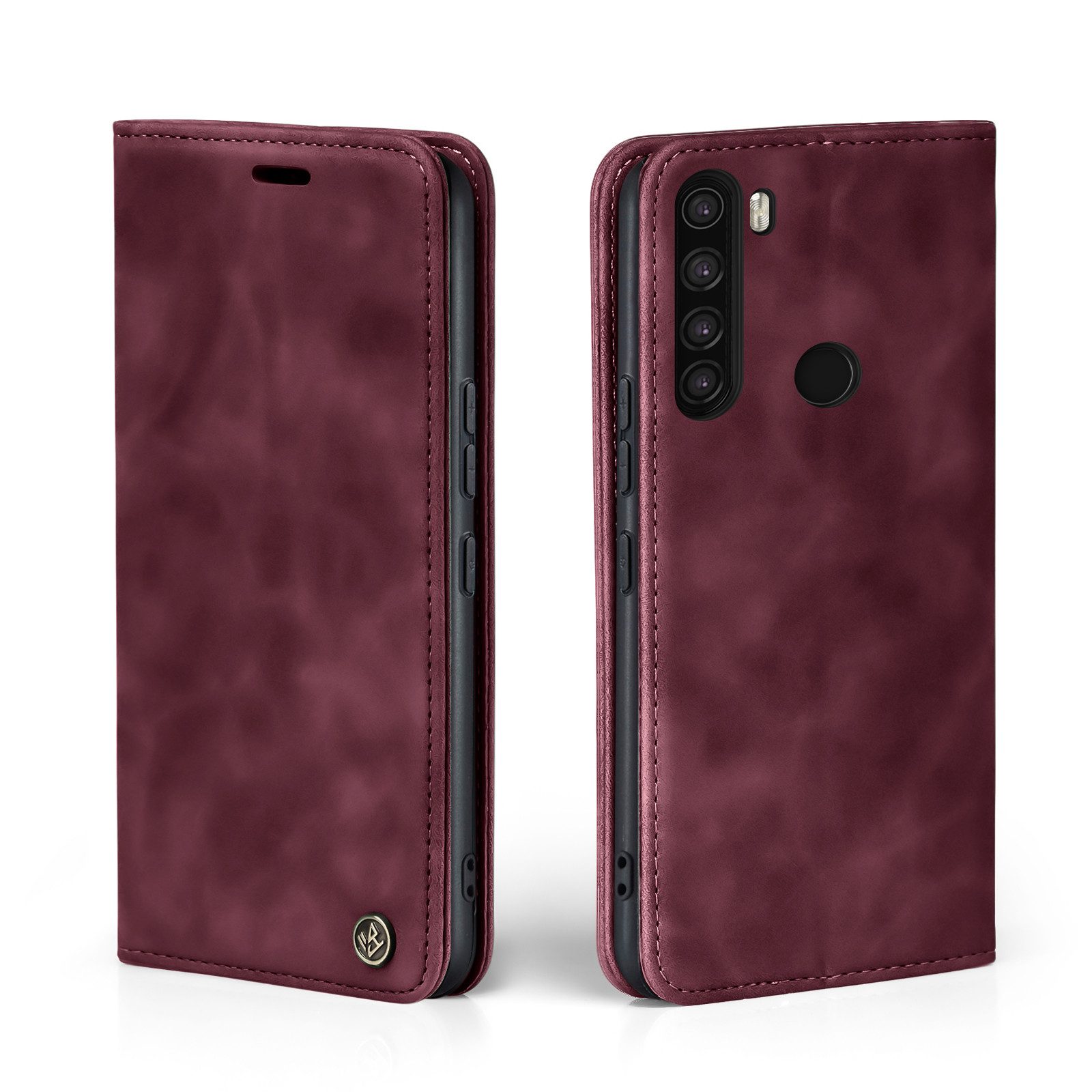 Tec-Expert Handyhülle Tasche Hülle für Xiaomi Redmi Note 8 6.3 Zoll, 6.3, Cover Klapphülle Case mit Kartenfach Fliphülle aufstellbar