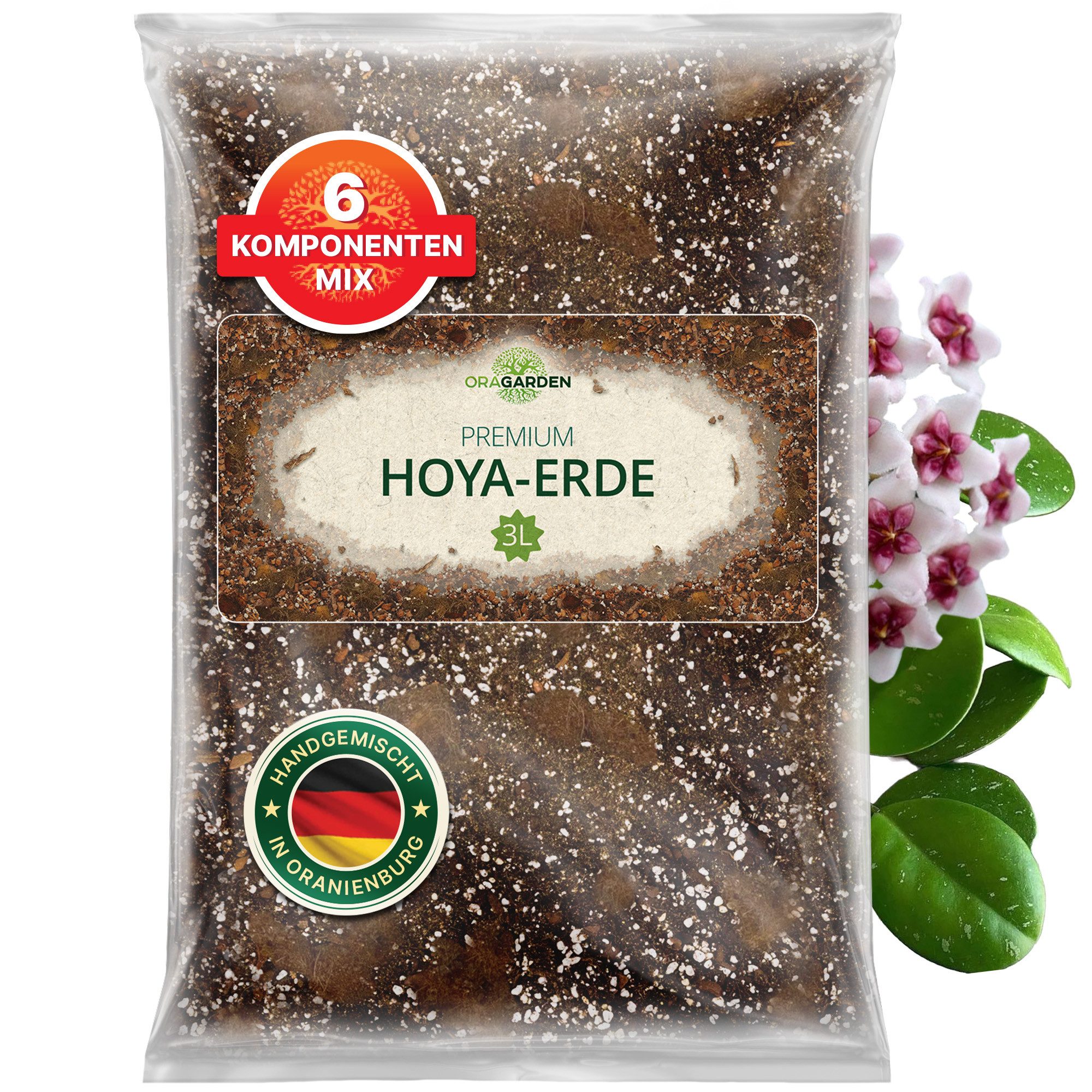 OraGarden Gartenbau-Substrat Hoya-Erde, mit Wurmhumus