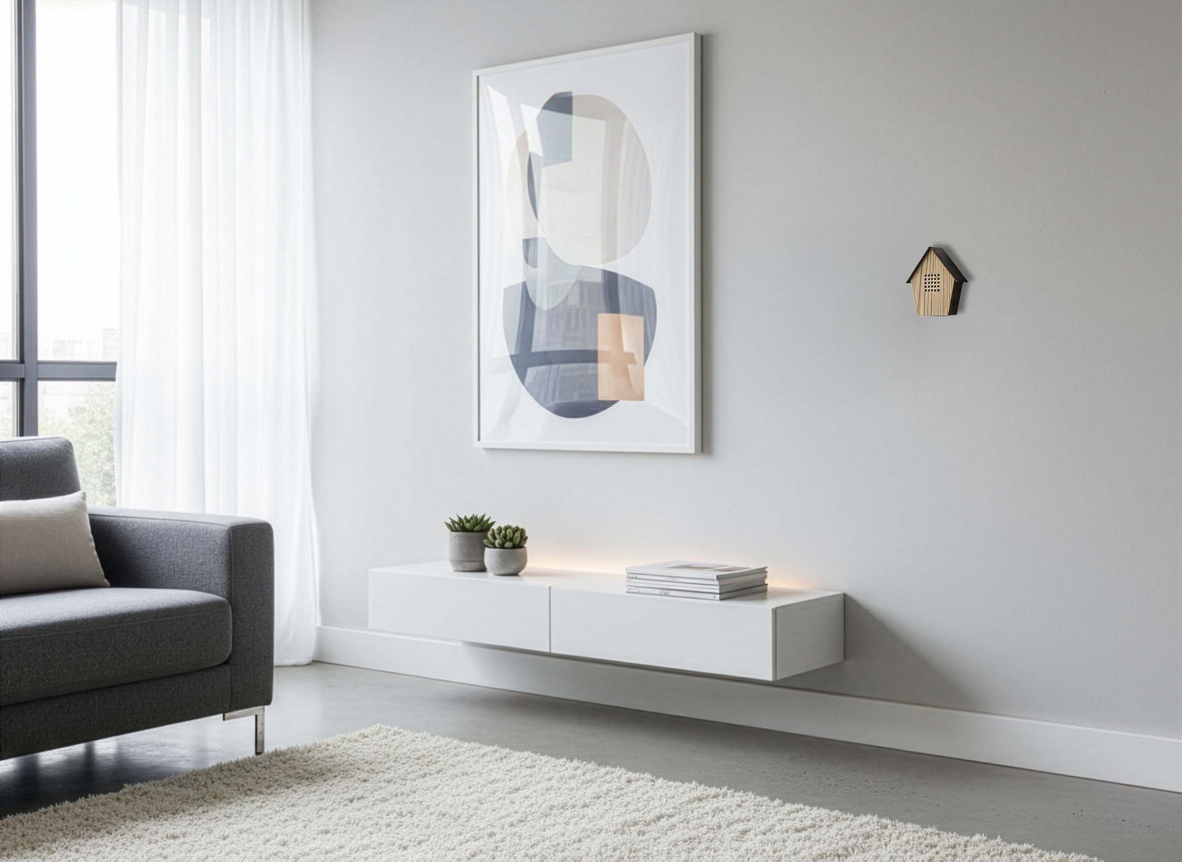 Northpoint LED Dekolicht Soundbox Naturgeräuschebox mit Echtholz, LED, Bewegungssensor – Bild 4 von 5