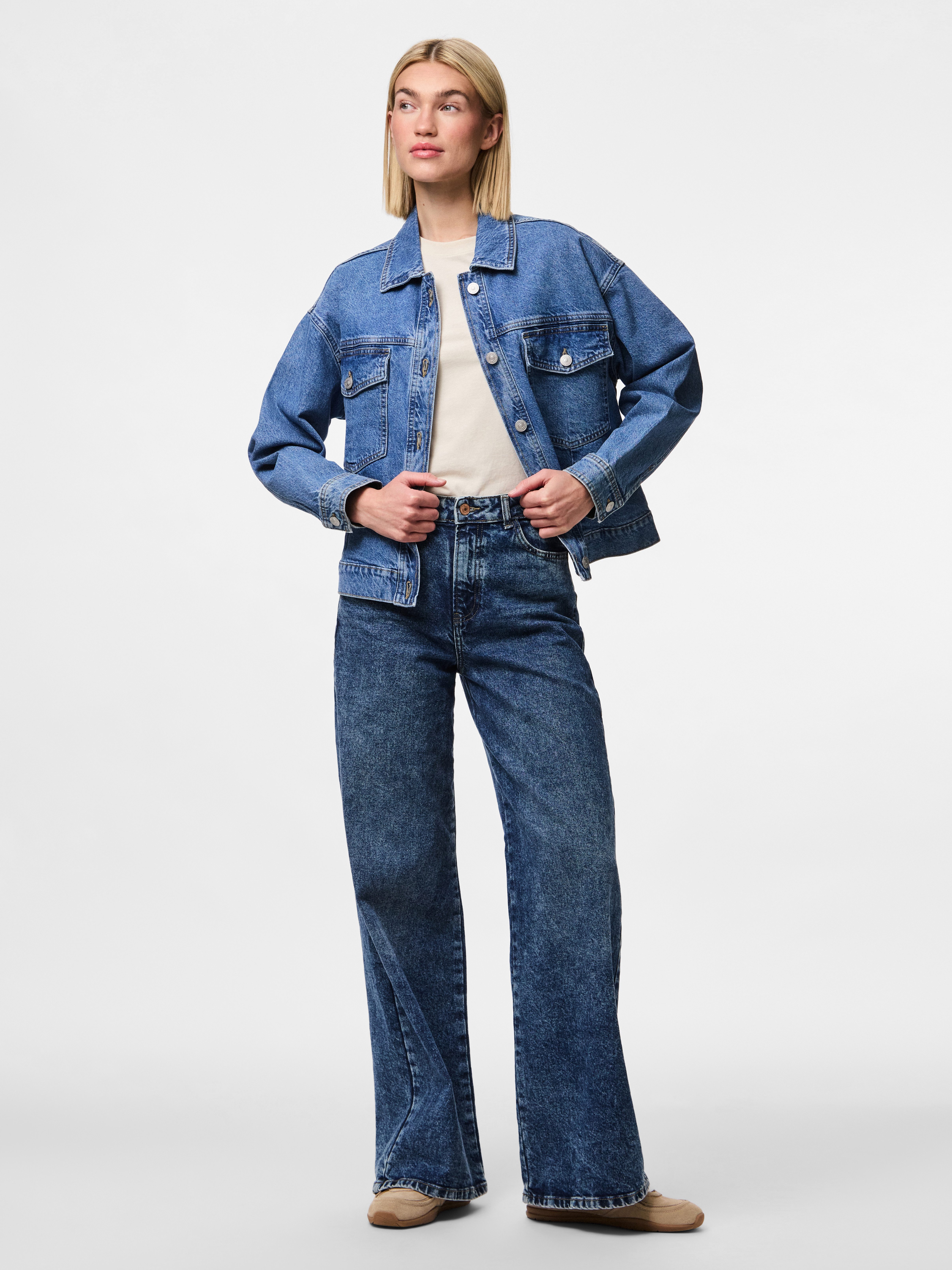 pieces Jeansjacke PCELMA DENIM JACKET NOOS BC