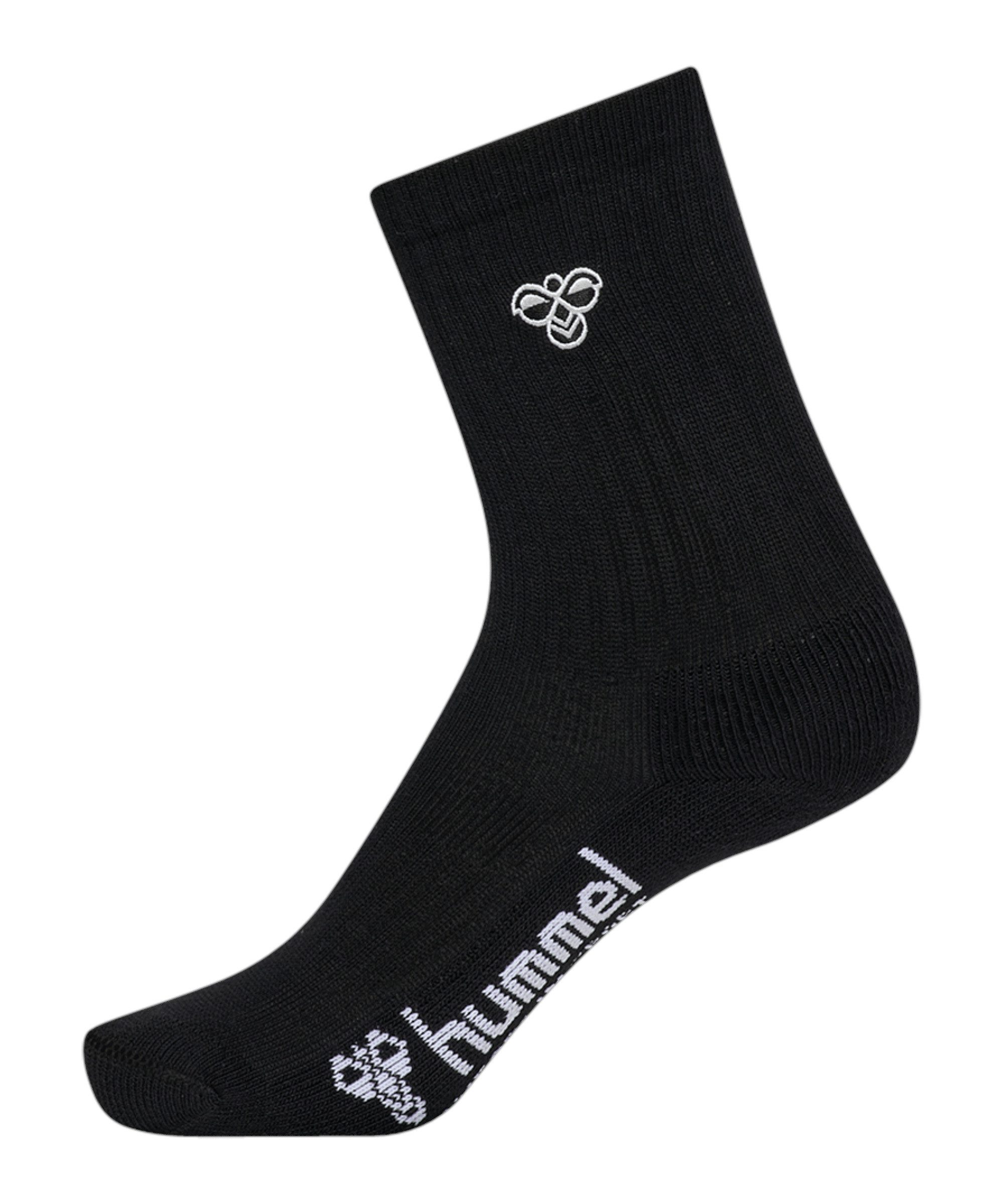 hummel T-Shirt Hummel 3-Pack Bee Socken Kids Weiß Sportsocken Baumwolle