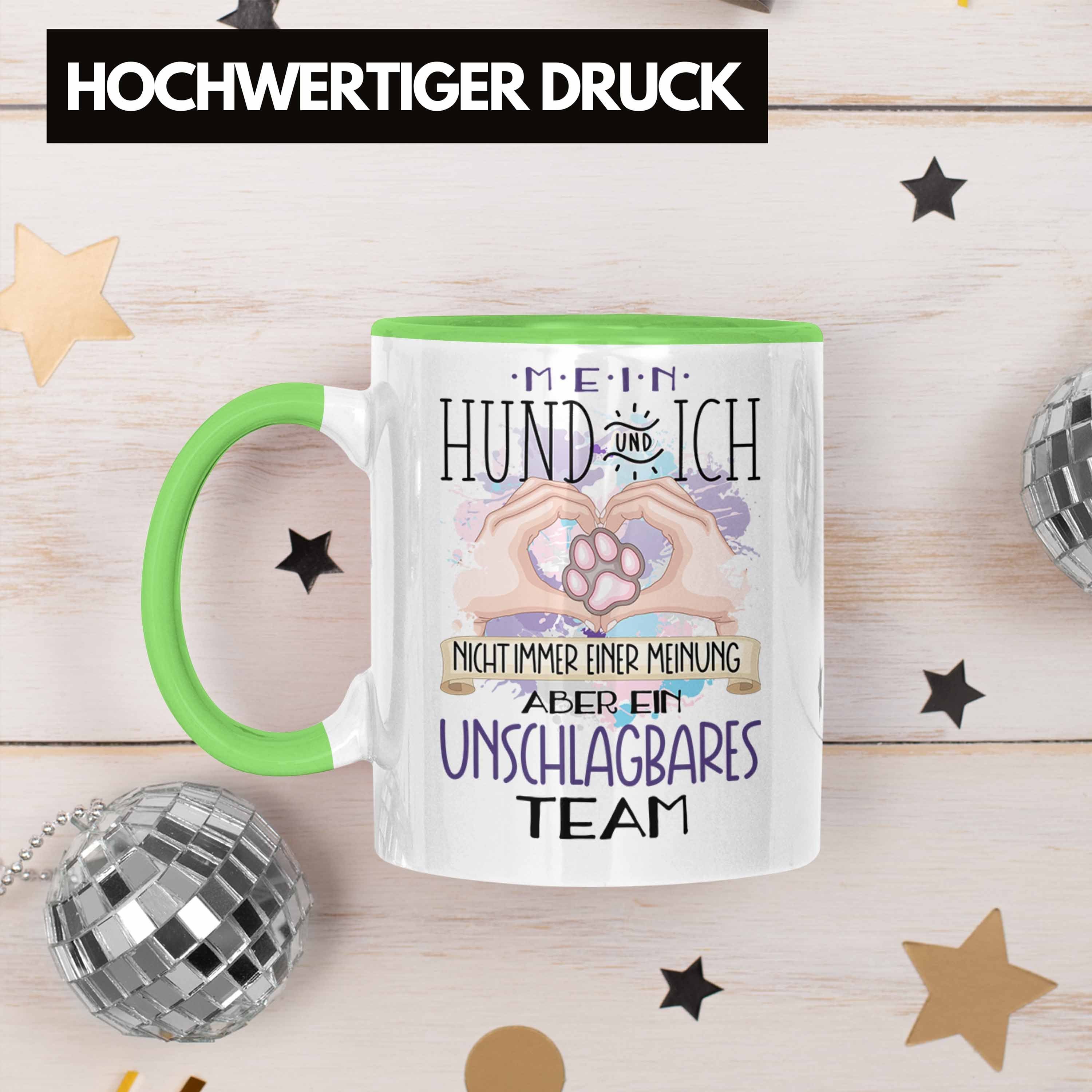 Und Team Grün Tasse Trendation Tasse Trendation Geschenkidee Team Hunde-Besitzerin - Hund Ich Geschenk Ein Mein