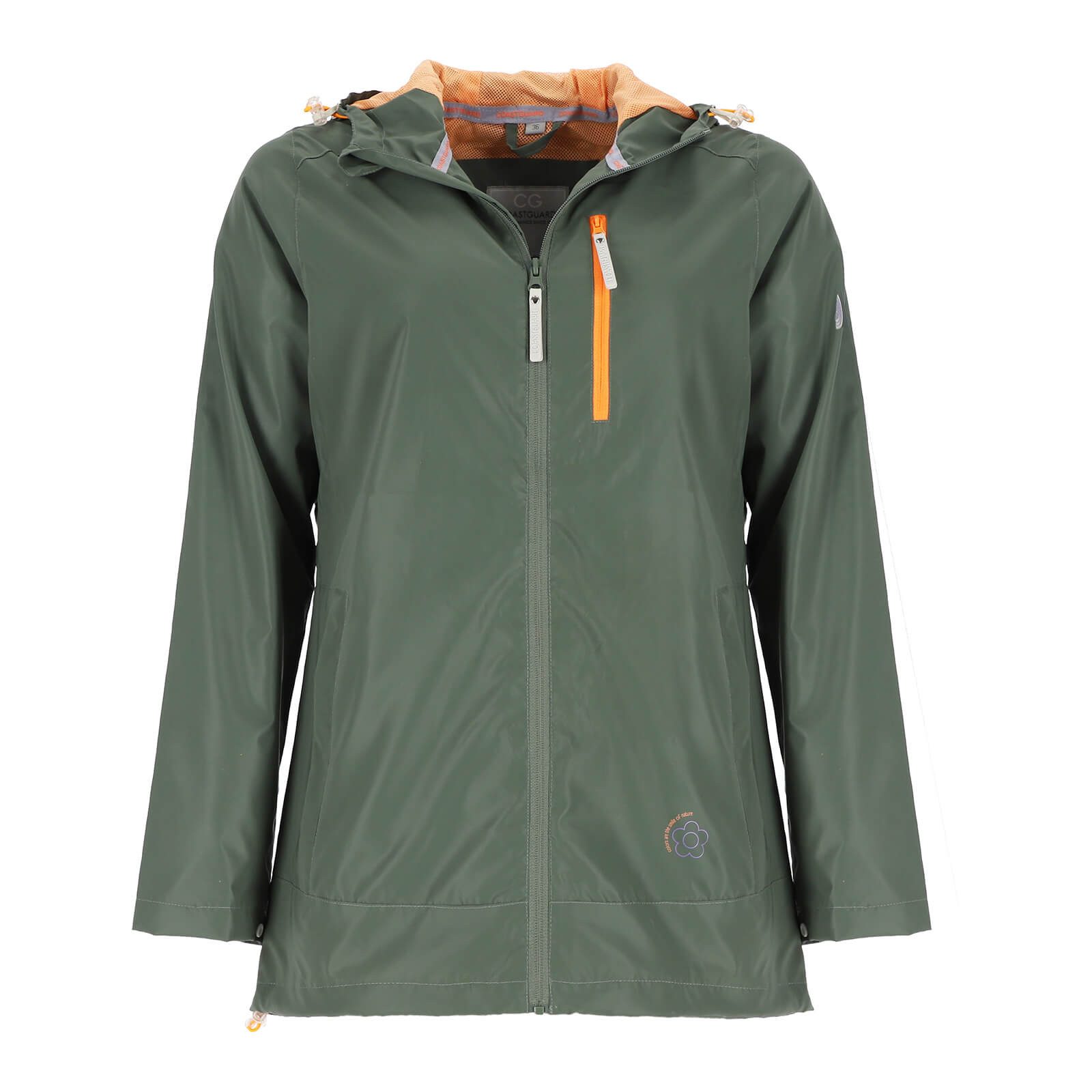 Coastguard Regenjacke 51015 Damen Jacke reflektierend mit Kapuze - Outdoor-Jacke mit Taschen – Bild 2 von 2