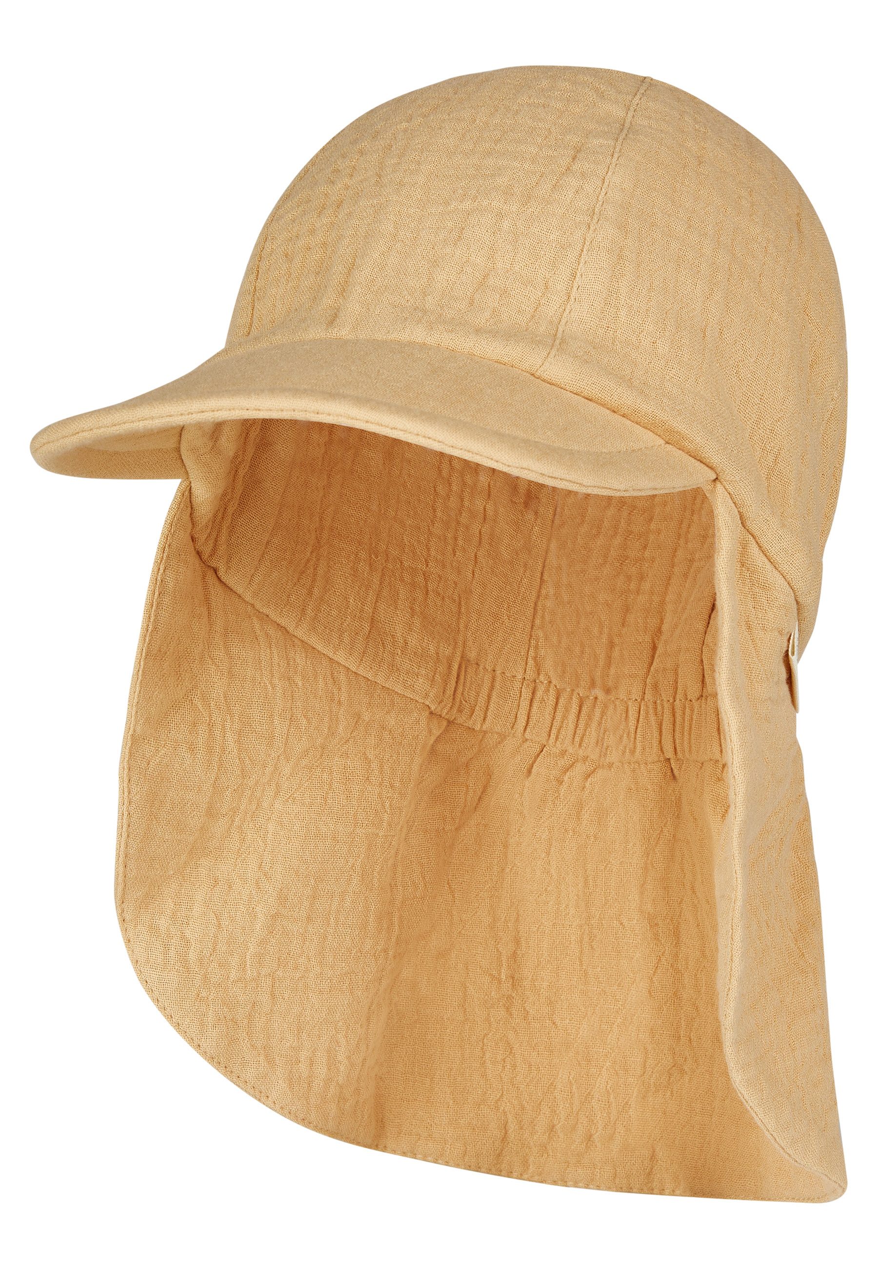 Sterntaler® Beanie Schirmmütze mit Nackenschutz Musselin (1-St)
