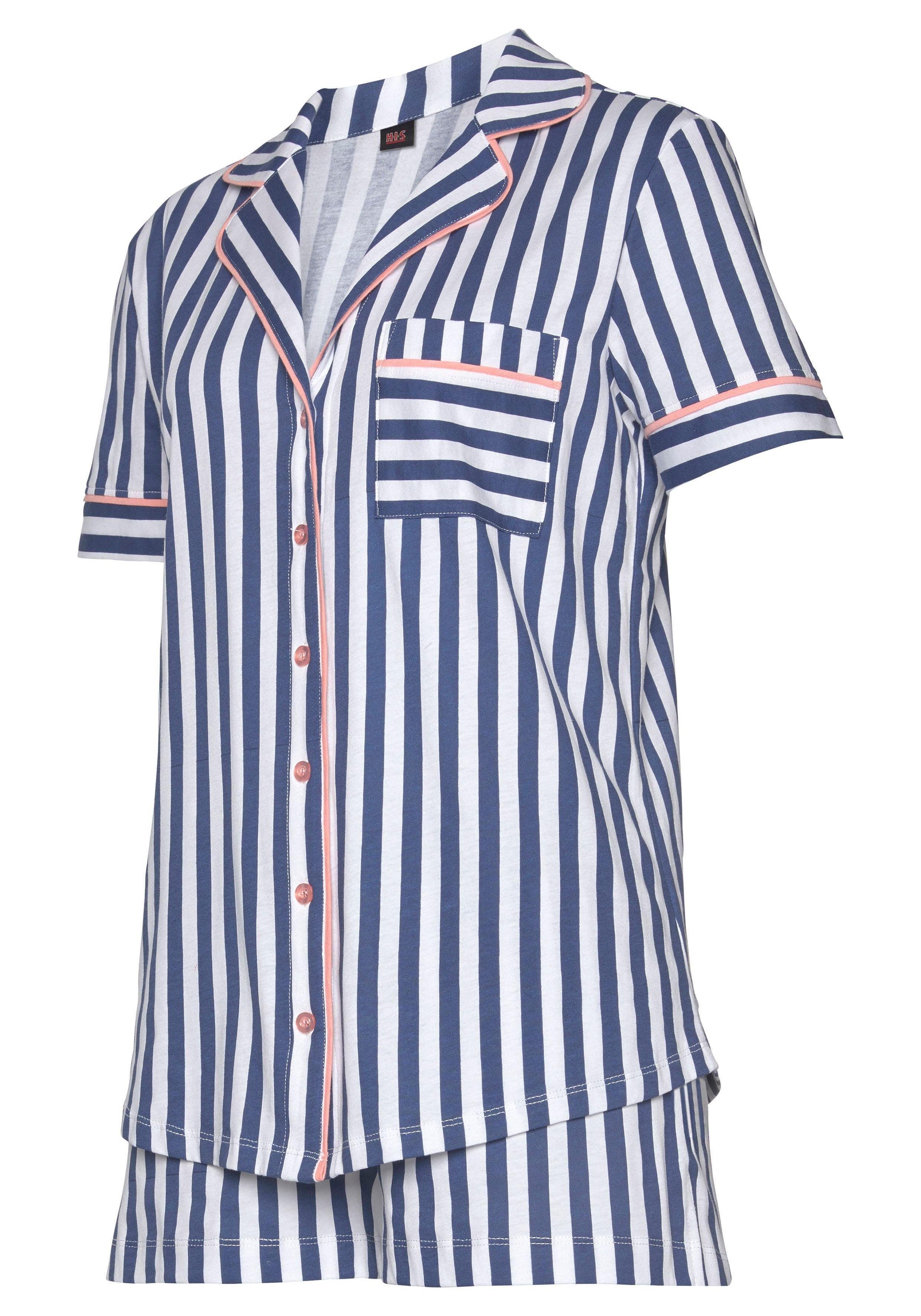 H.I.S Shorty (Set, 2 tlg) in klassischem Schnitt mit Streifenmuster