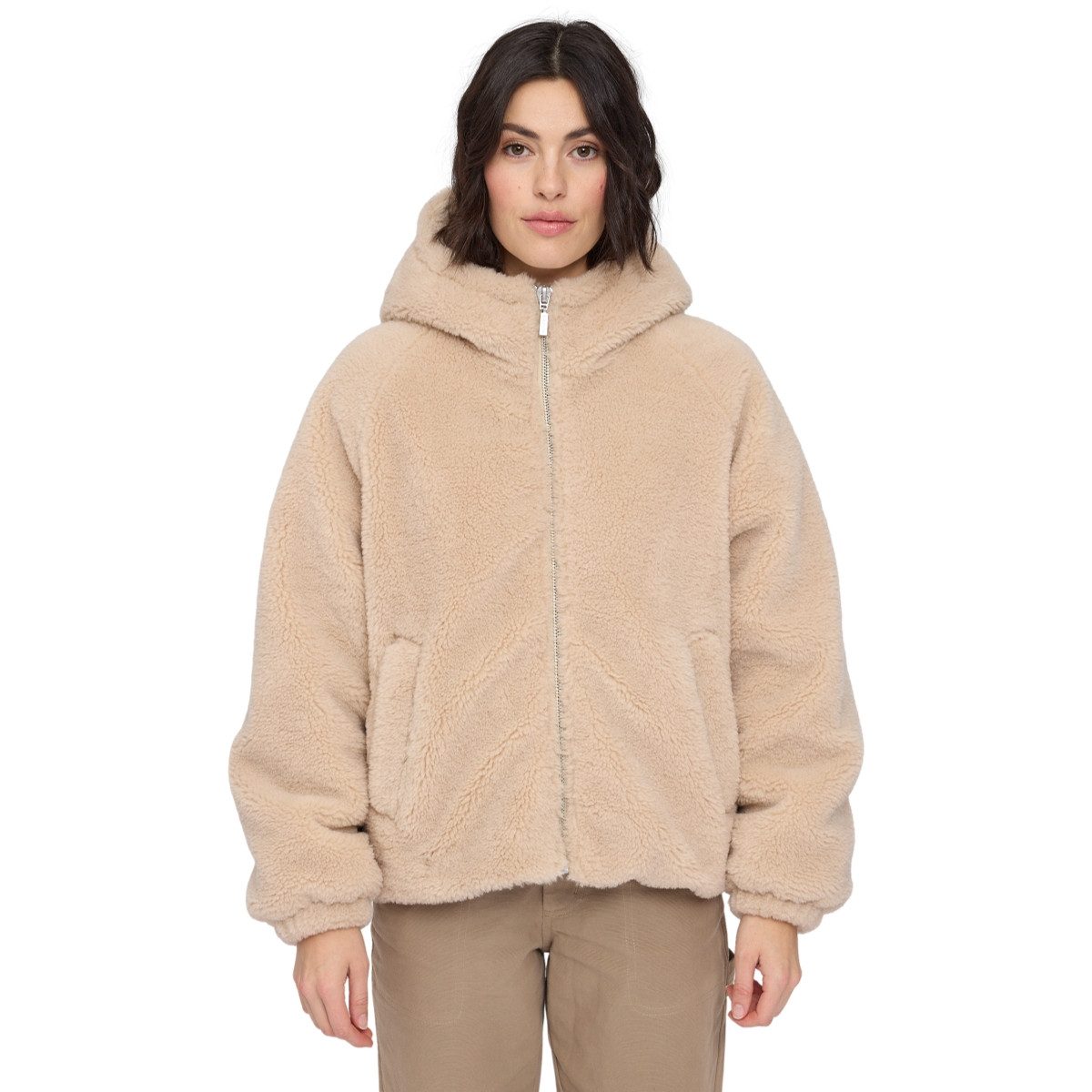 MAZINE Winterjacke Mazine Faux-Fur Hooded Jacket - Kunstfelljacke günstig online kaufen
