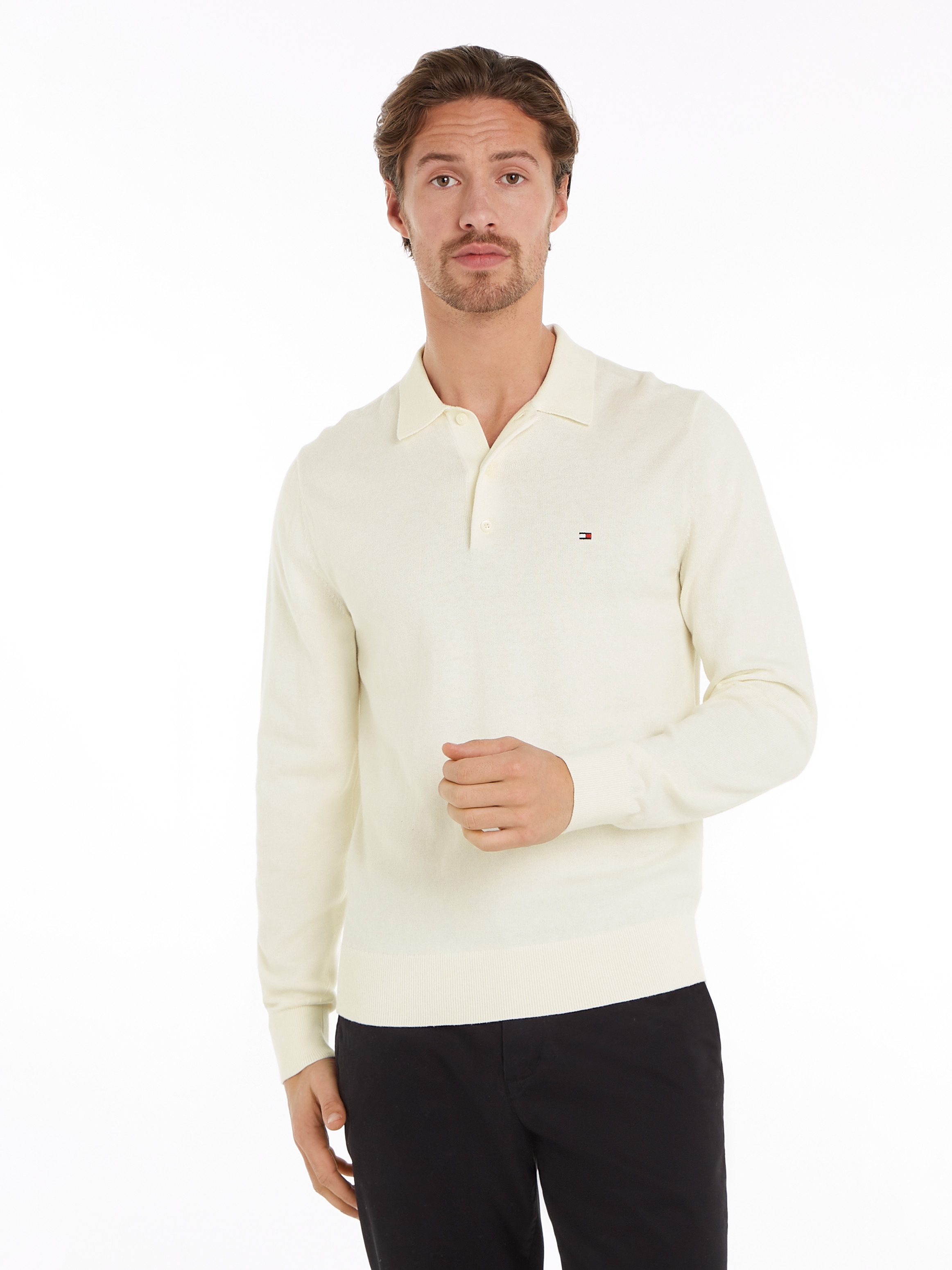 Tommy Hilfiger Polokragenpullover PIMA ORG CTN günstig online kaufen