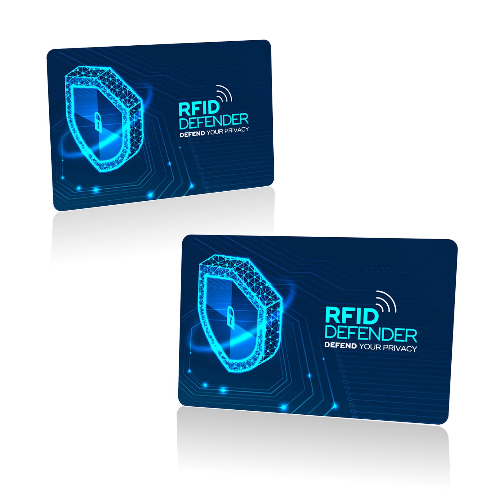 Tec-Expert Geldbörse RFID DEFENDER 2er Set NFC Scan Blocker-Karten Abschirm günstig online kaufen