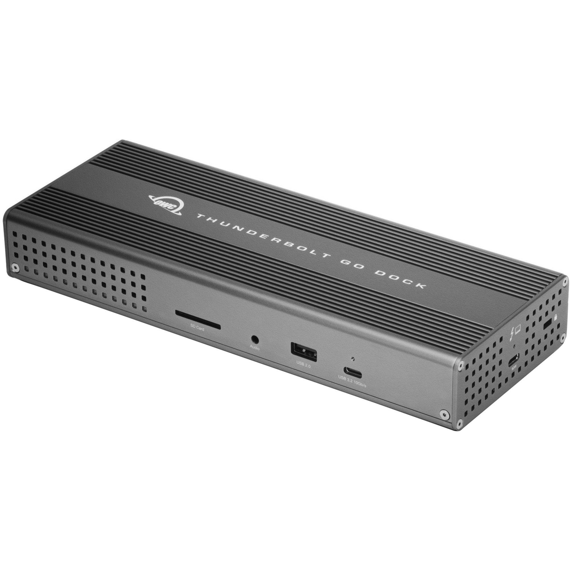 OWC Laptop-Dockingstation OWC Thunderbolt Go Dock, Dockingstation, (USB, SD)