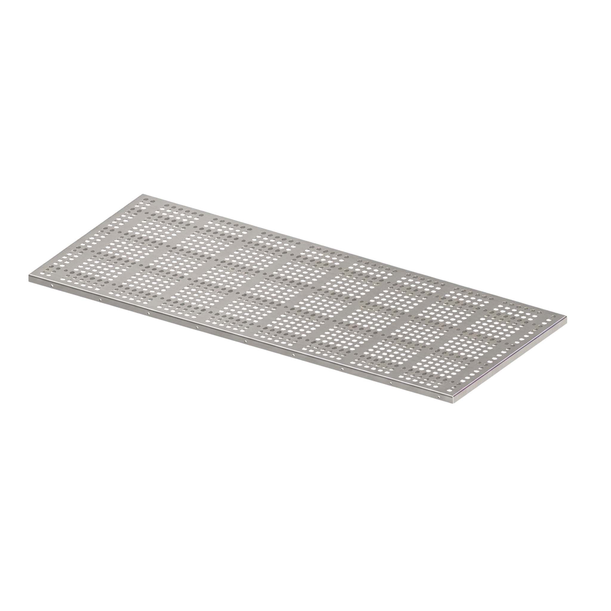 Feuerfest 123 GmbH Spülkasten-Abdeckblende Lichtschachtabdeckung aus Edelstahl Kreismuster 1200x500x20mm