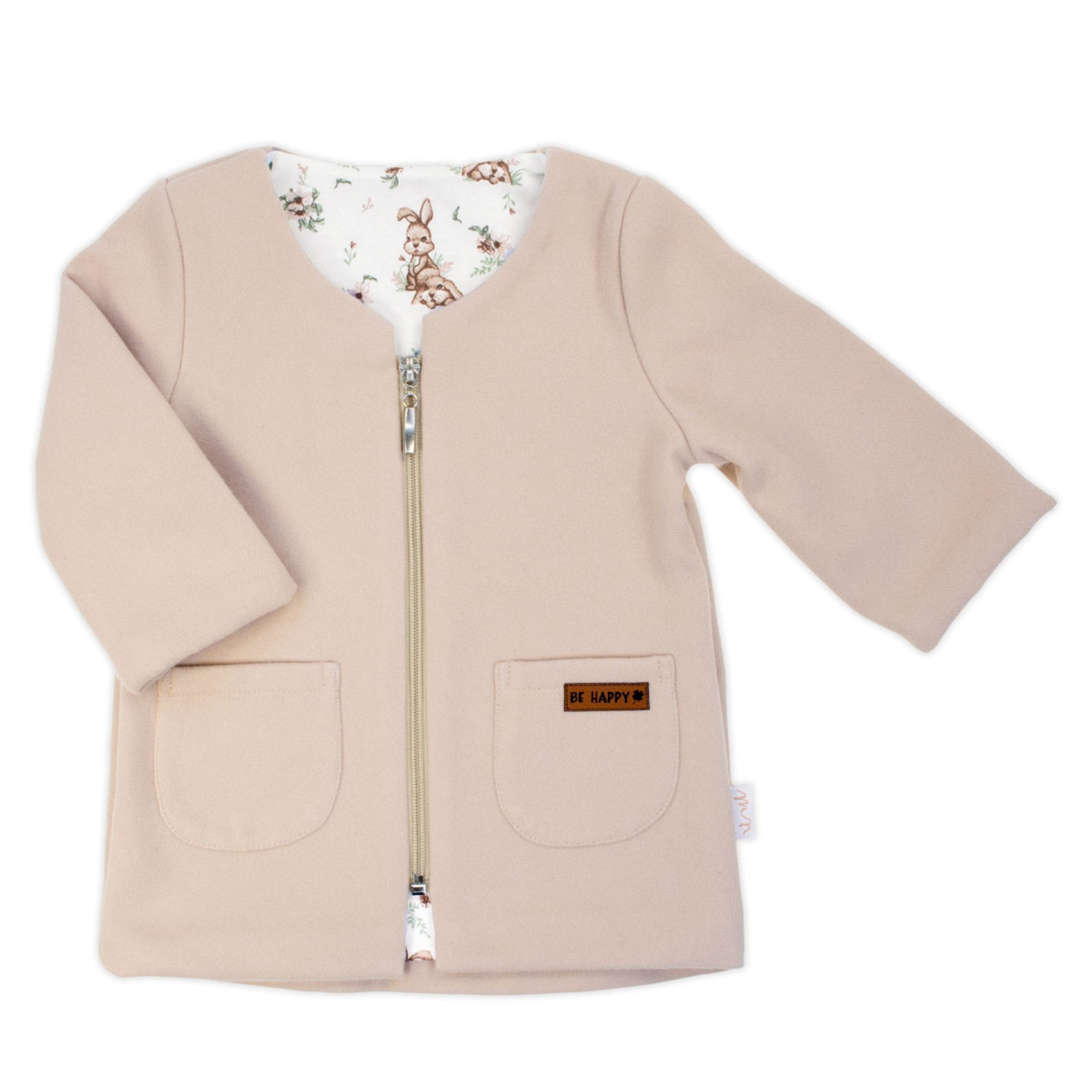 Bamar Nicol Kurzmantel Baby Kind Mantel - Kurzmantel Beige, Mädchen Hochzeit, Geburtstag, Feierlichkeiten, Alltag