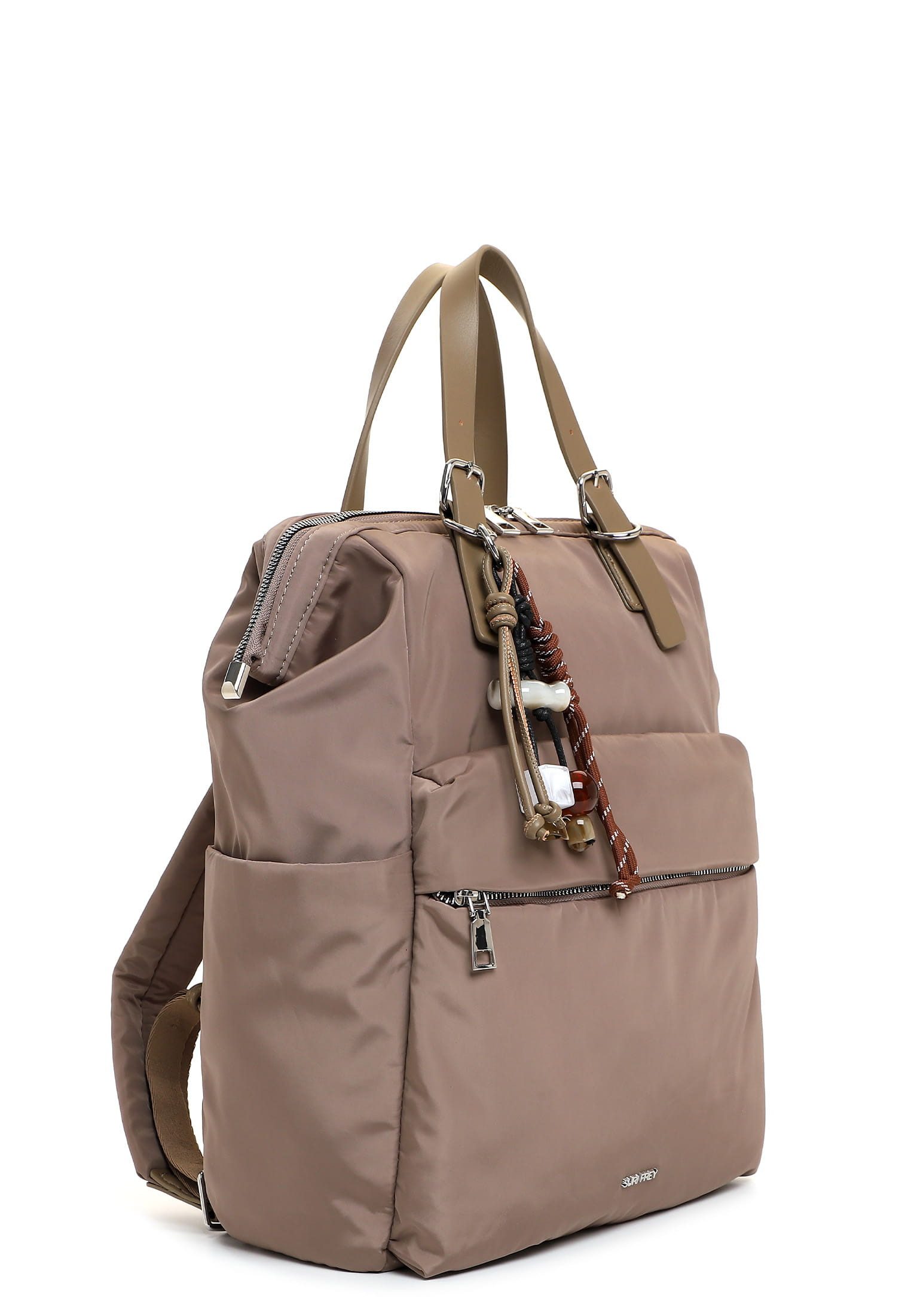 SURI FREY Cityrucksack SFY Sandey, Logo Patch