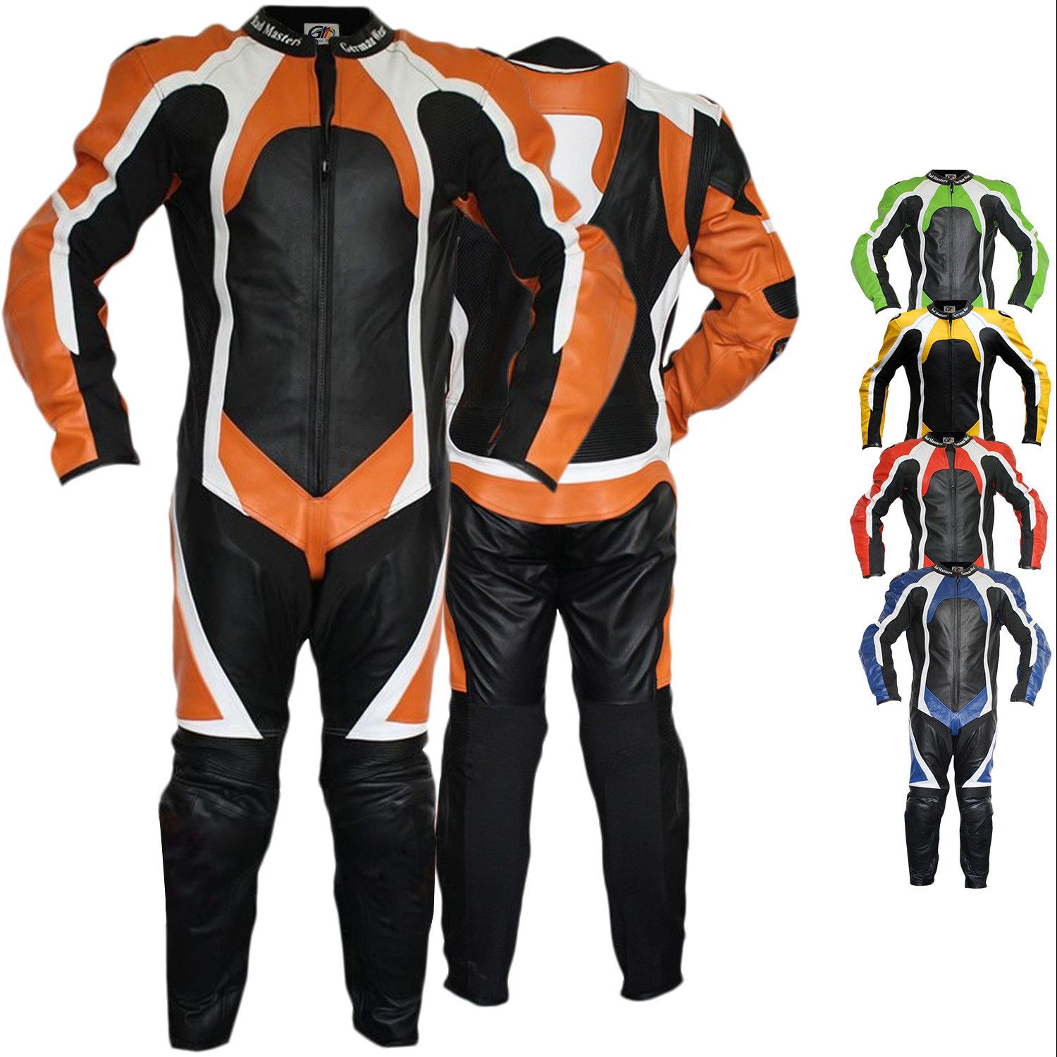 German Wear Motorradkombi GW409K Einteiler Motorradkombi Lederkombi
