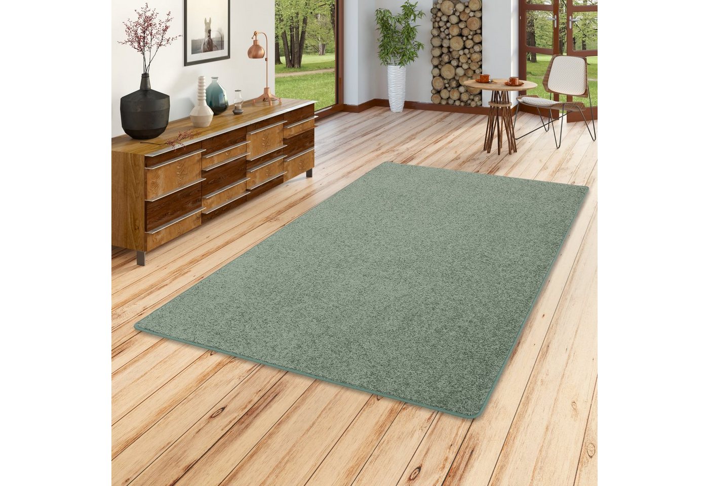 Snapstyle Hochflor-Teppich Hochflor Langflor Teppich Cottage, Rechteckig, Höhe: 22 mm