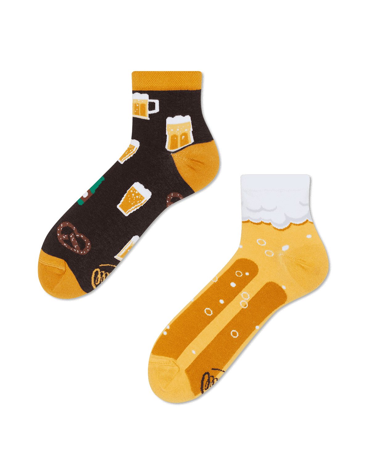 Many Mornings Sneakersocken Many Mornings Quarters Craft Beer (1 Paar, 1-Paar, 1 Paar) | Kompressionsstrümpfe