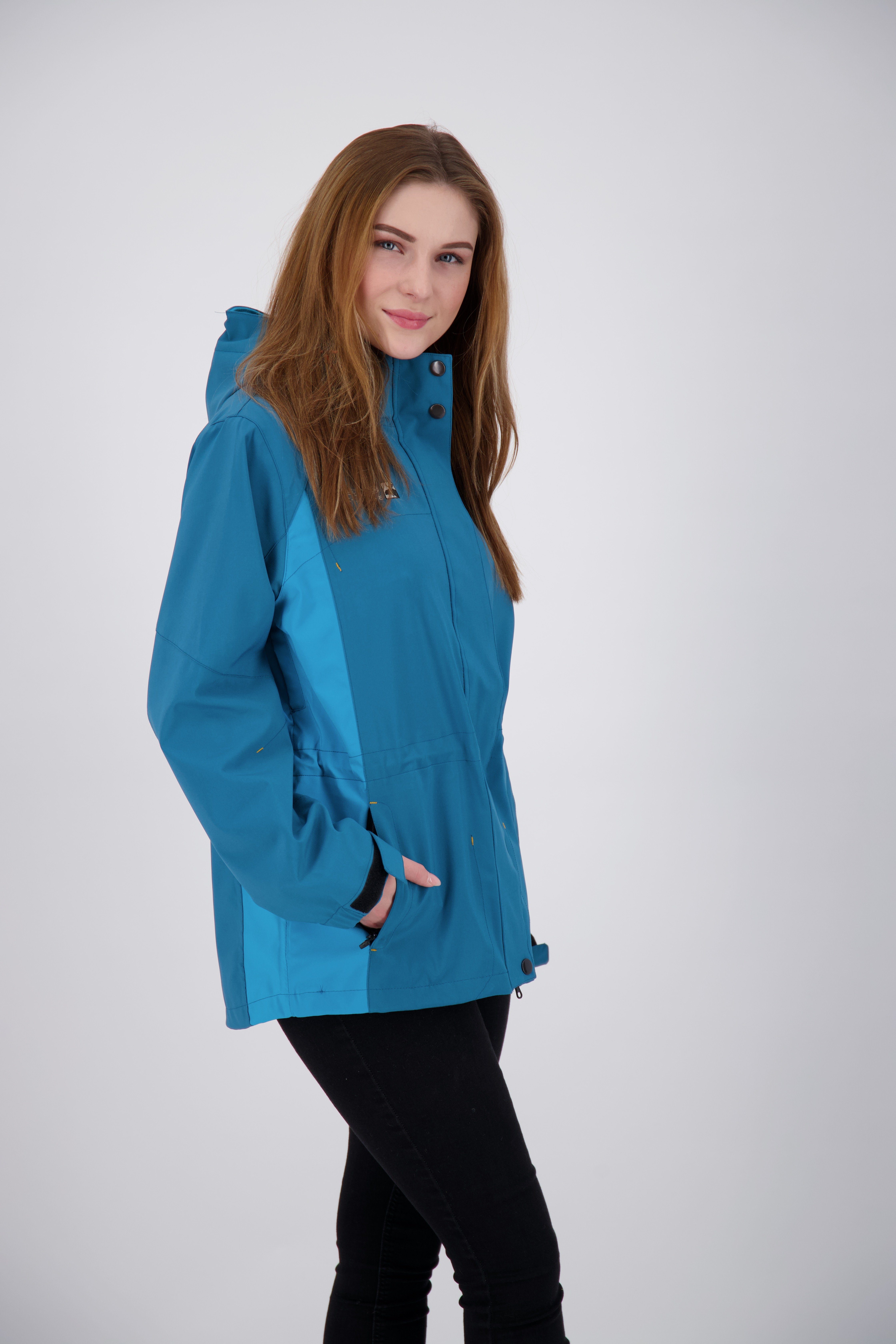DEPROC Active Outdoorjacke ASPEN WOMEN NEW CS mit abnehmbarer Kapuze