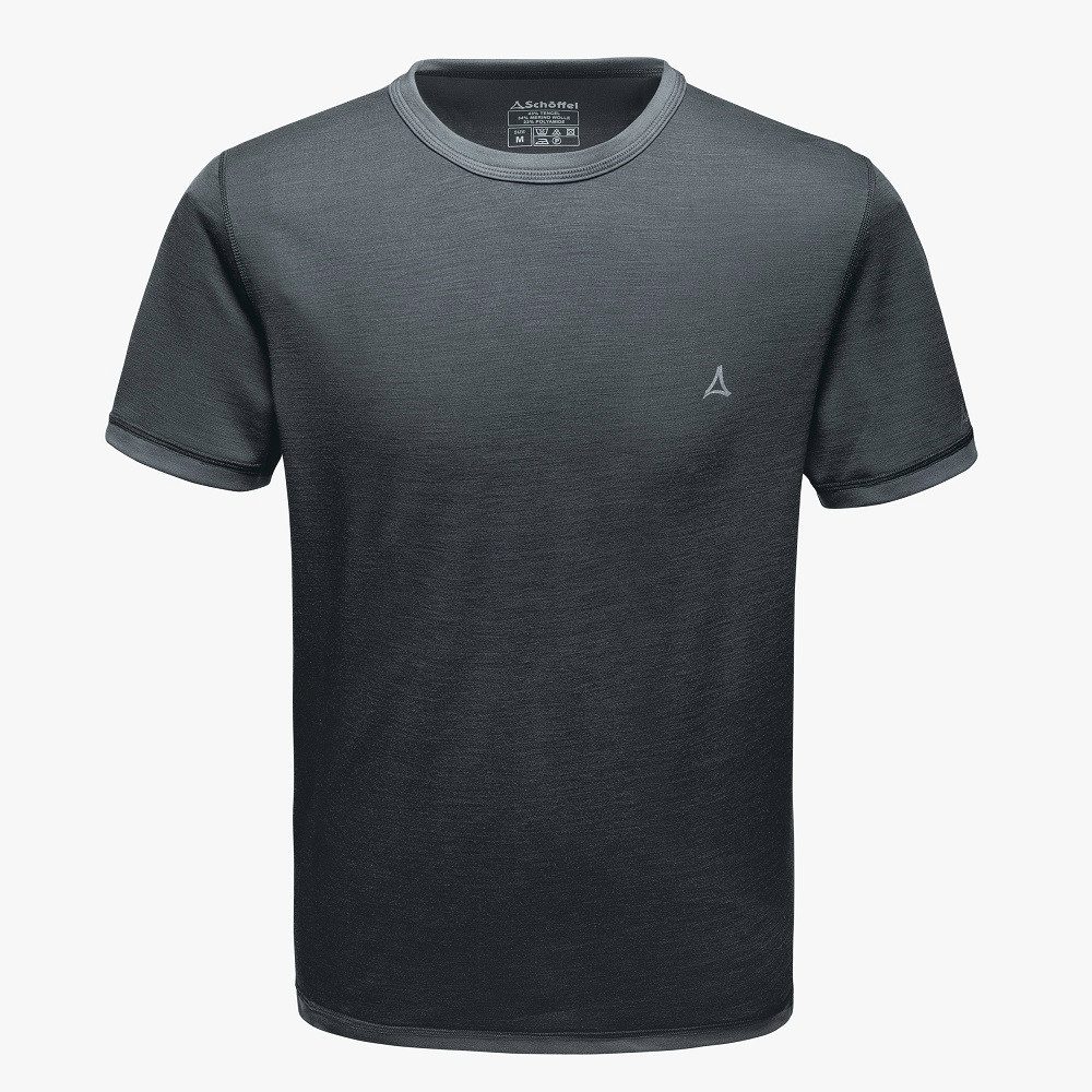 Schöffel T-Shirt Unterwäsche Shirt Merino Sport schwarz Herren günstig online kaufen