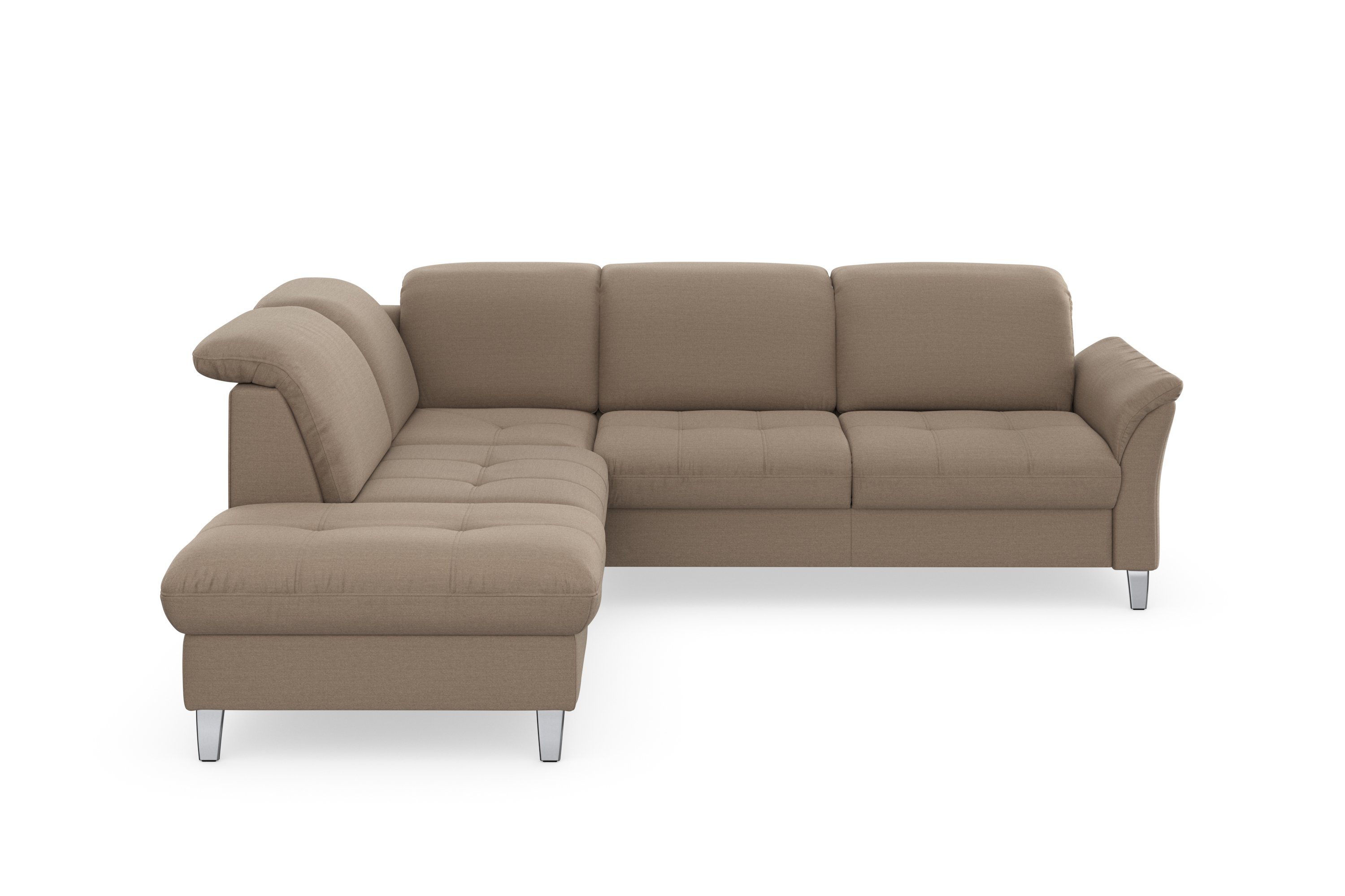 sit&more Ecksofa "Maggiore L-Form" wahlweise mit Kopfteilverstellung, Bettf günstig online kaufen