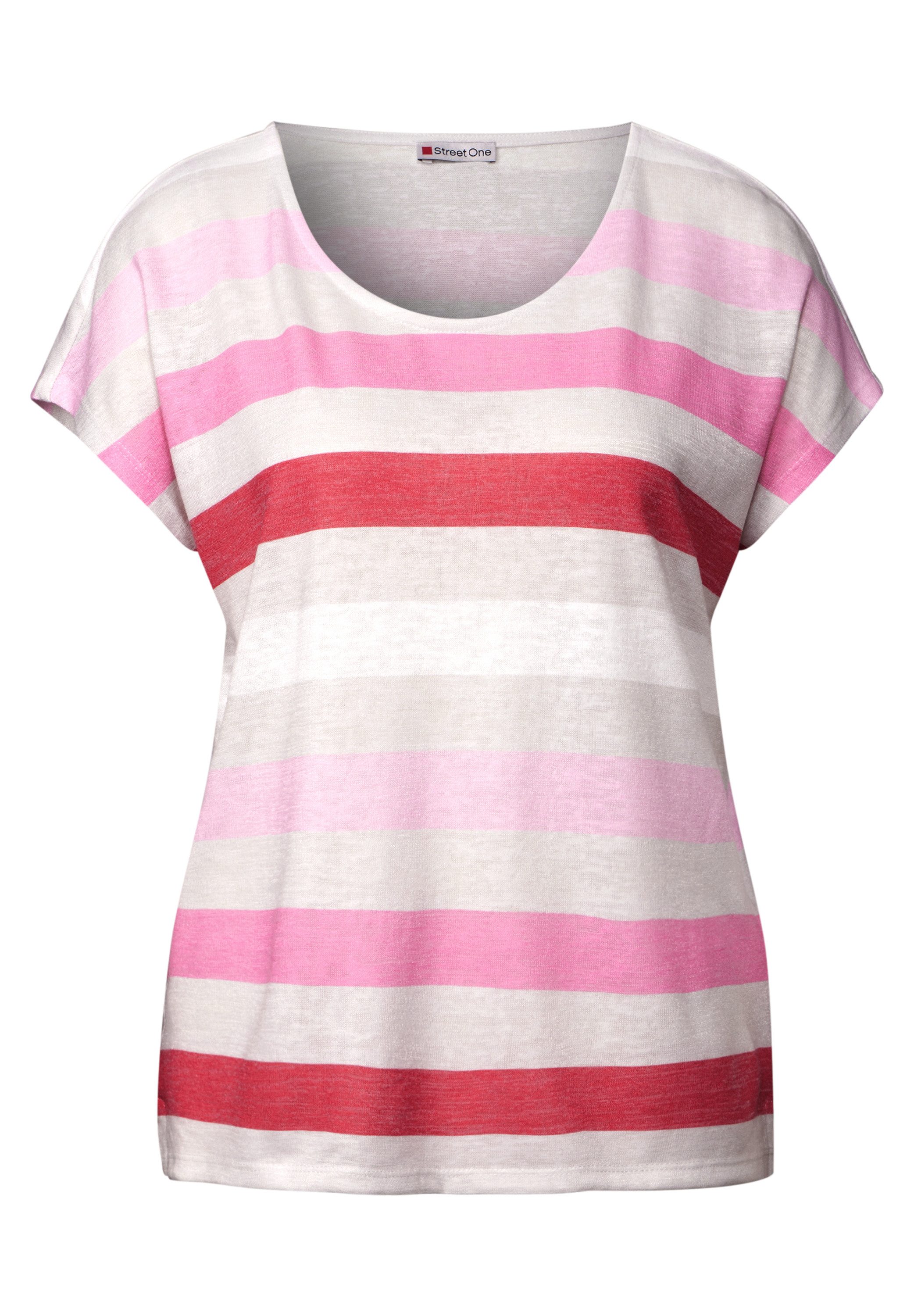 STREET ONE Shirttop mit Streifenmuster