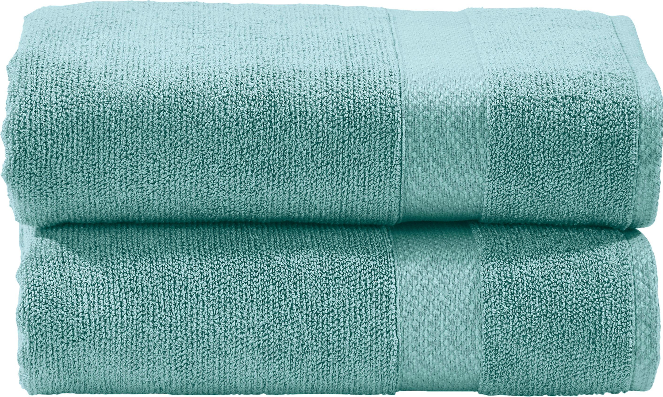 done.® Badetücher Deluxe, Zwirnfrottee (2-St), 2-tlg., günstig online kaufen