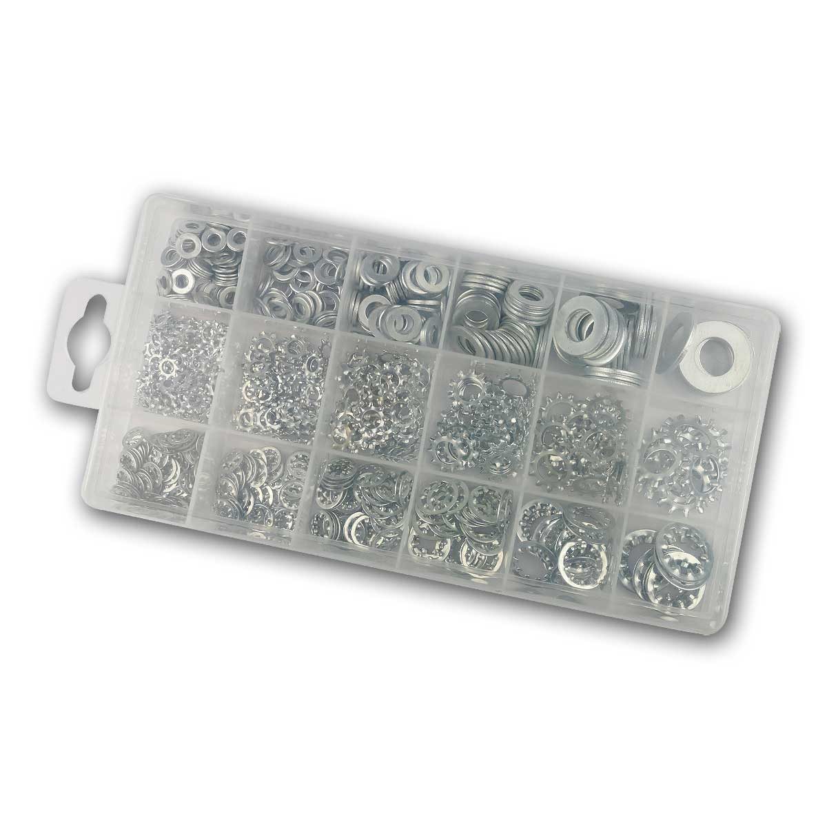 NORMEX Werkzeughandel GmbH & Co. KG Unterlegscheibe Unterlegscheiben-Sortiment, 720-teilig, M4 - M12