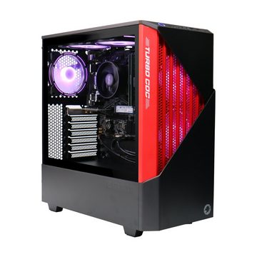 GAMEMAX Multimedia-PC Contac BR 7041 PC (AMD Ryzen 5 5600G, 16 GB RAM, 2000 GB SSD, Luftkühlung, Windows 11)