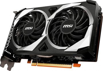 MSI Radeon RX 6500 XT MECH 2X 4G OC Grafikkarte (4 GB, GDDR6)