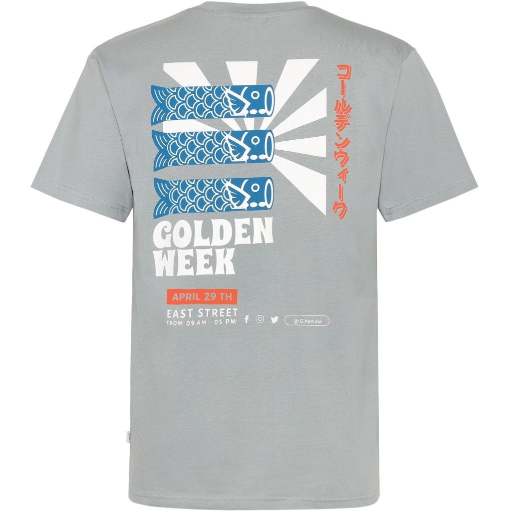GRUNT T-Shirt GRBam (1-tlg) GRUNT T-Shirt „GRBam“ in Grau – Teenager Shirt im Streetstyle-Look