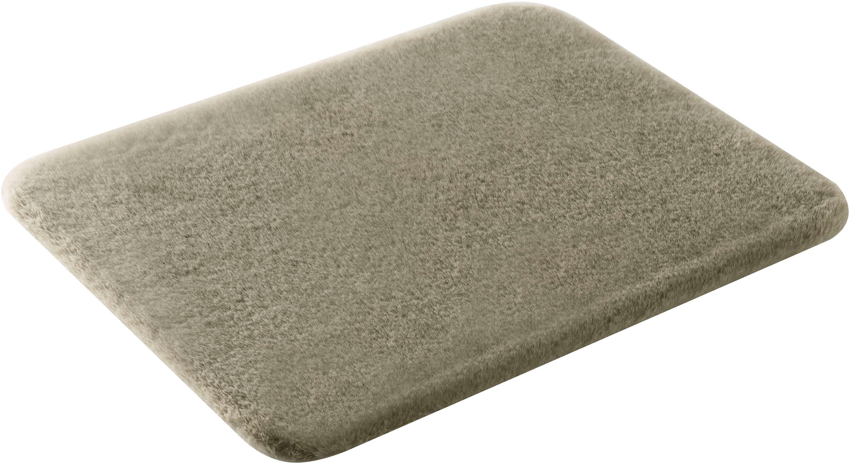 my home Badematte Valeria, Kaninchenfell-Haptik, Höhe günstig online kaufen