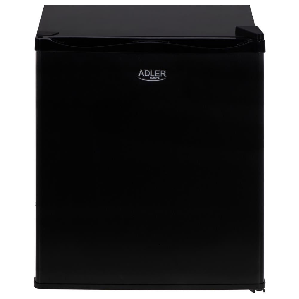 ADLER EUROPE Kühlschrank AD 8089, 38 cm hoch, 45 cm breit, Mini Kühlschrank für Getränke Snacks Kosmetik, schwarz