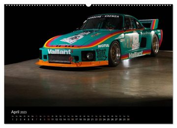 CALVENDO Wandkalender Racing Legend: The Porsche 635 K2 (Premium, hochwertiger DIN A2 Wandkalender 2023, Kunstdruck in Hochglanz)