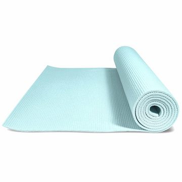 GORILLA SPORTS Yogamatte Fitnessmatte mit Tragegurt, 180x60x0,5cm, Rutschfest, Pilatesmatte
