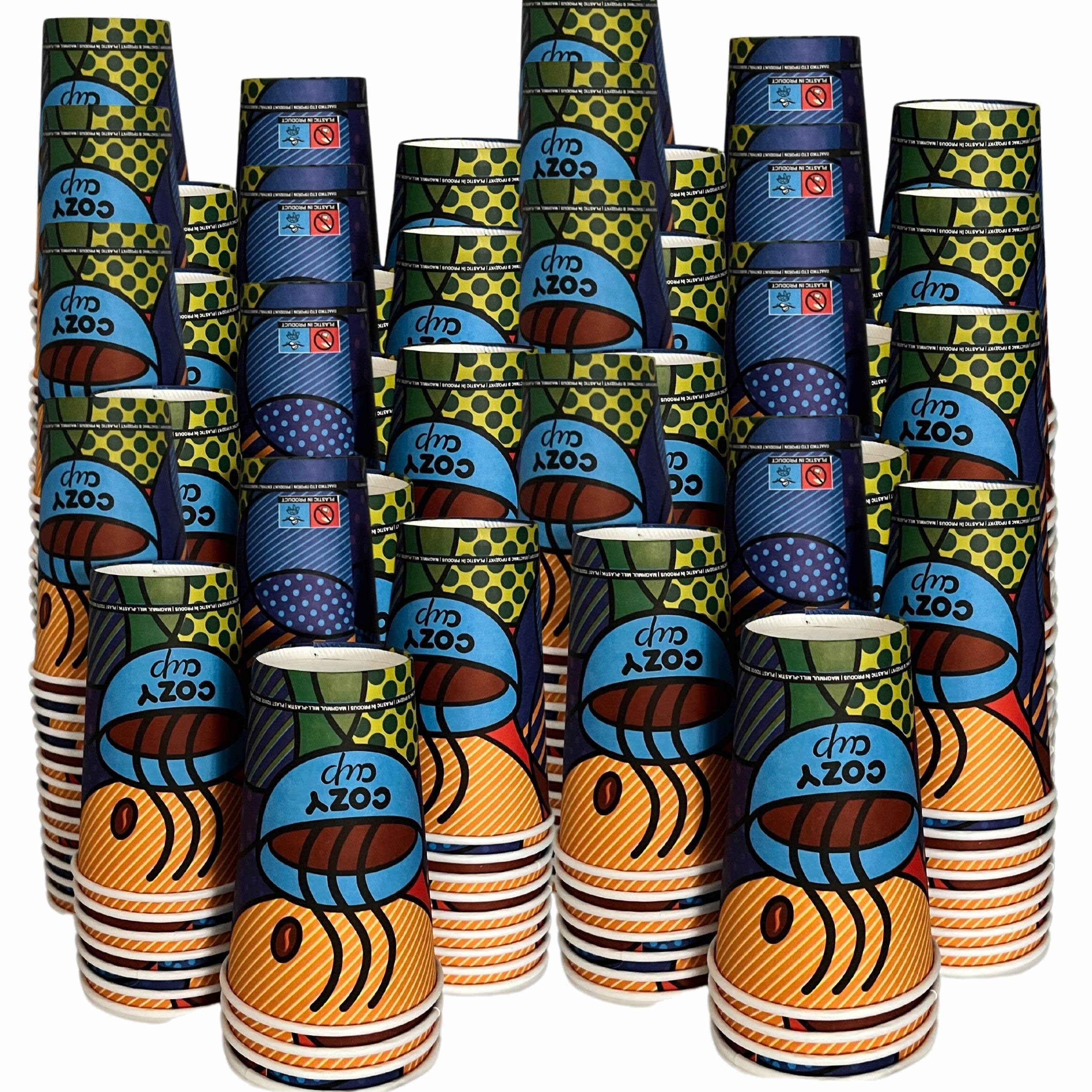 Intertan -1922- Coffee-to-go-Becher 600 Kaffeebecher To Go Pappe COZY CUPS 475ml, 600-tlg.