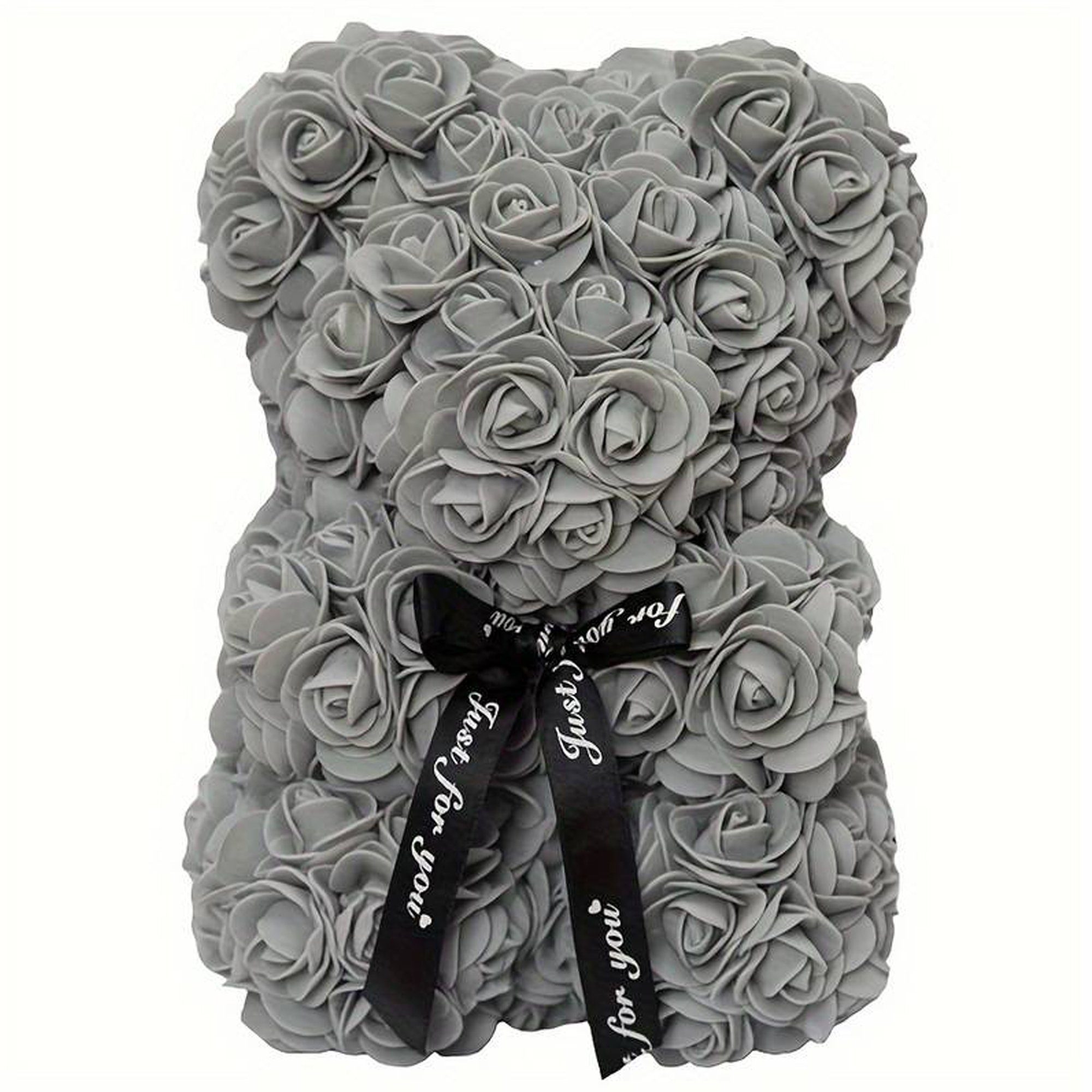 Kunstblumenstrauß Rosenbär Teddybär Rosen Valentinstagsgeschenk, Deggelbam